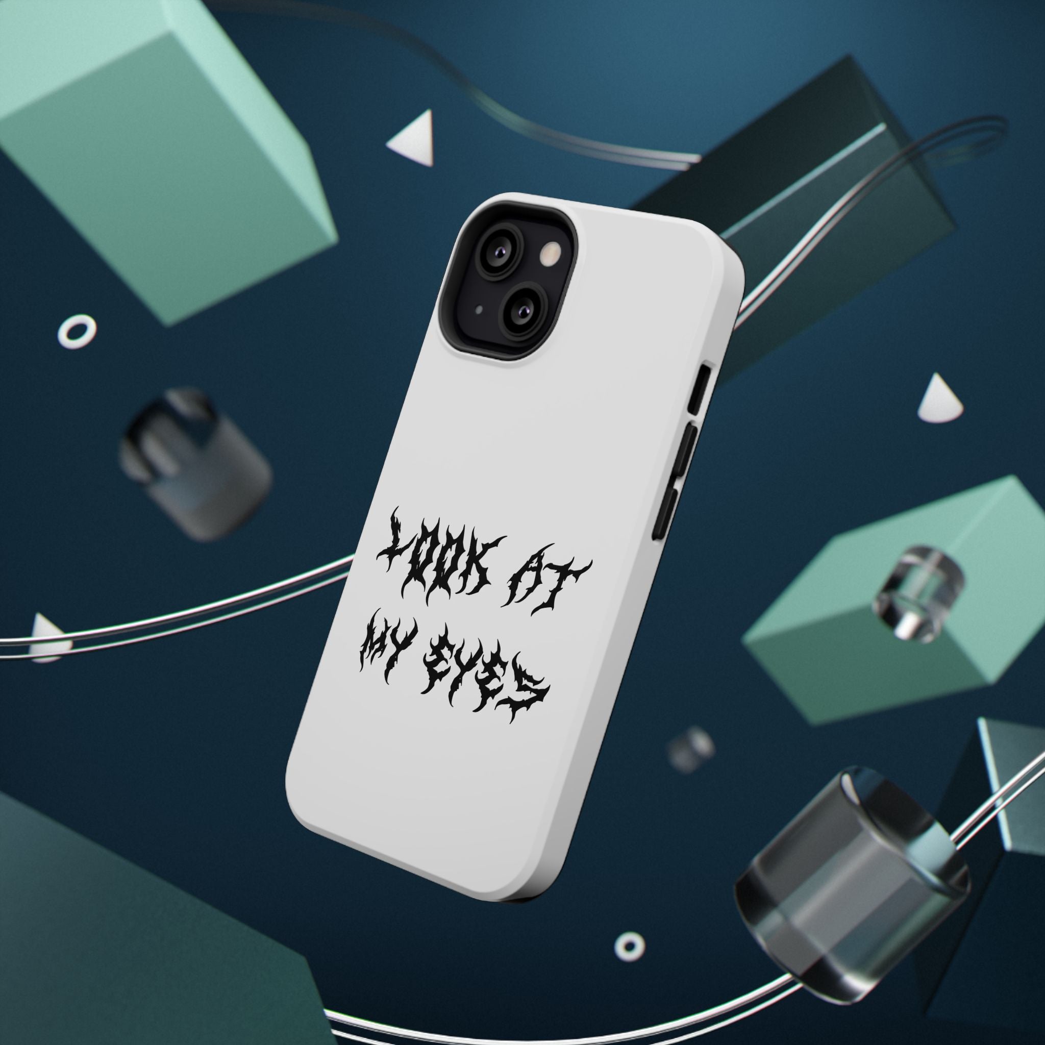 Copy of LOOK AT MY EYES Phone Case - 'Lock-in 🔒' Gym Motivation, Rap Vibes, Winter Arc Incoming