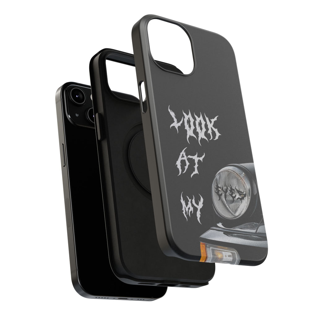 LOOK AT MY EYES Phone Case - 'Lock-in 🔒' Gym Motivation, Rap Vibes, Winter Arc Incoming