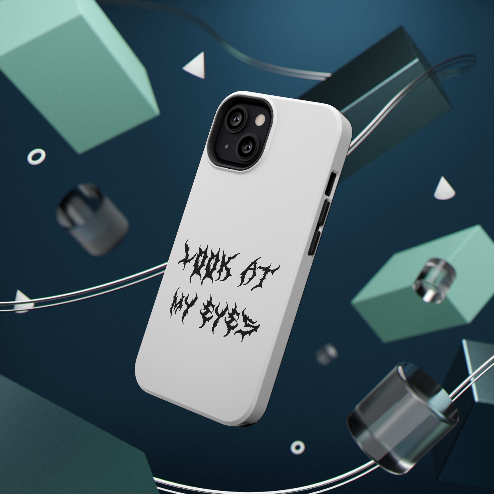 Copy of LOOK AT MY EYES Phone Case - 'Lock-in 🔒' Gym Motivation, Rap Vibes, Winter Arc Incoming