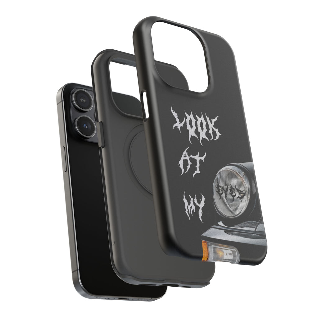 LOOK AT MY EYES Phone Case - 'Lock-in 🔒' Gym Motivation, Rap Vibes, Winter Arc Incoming