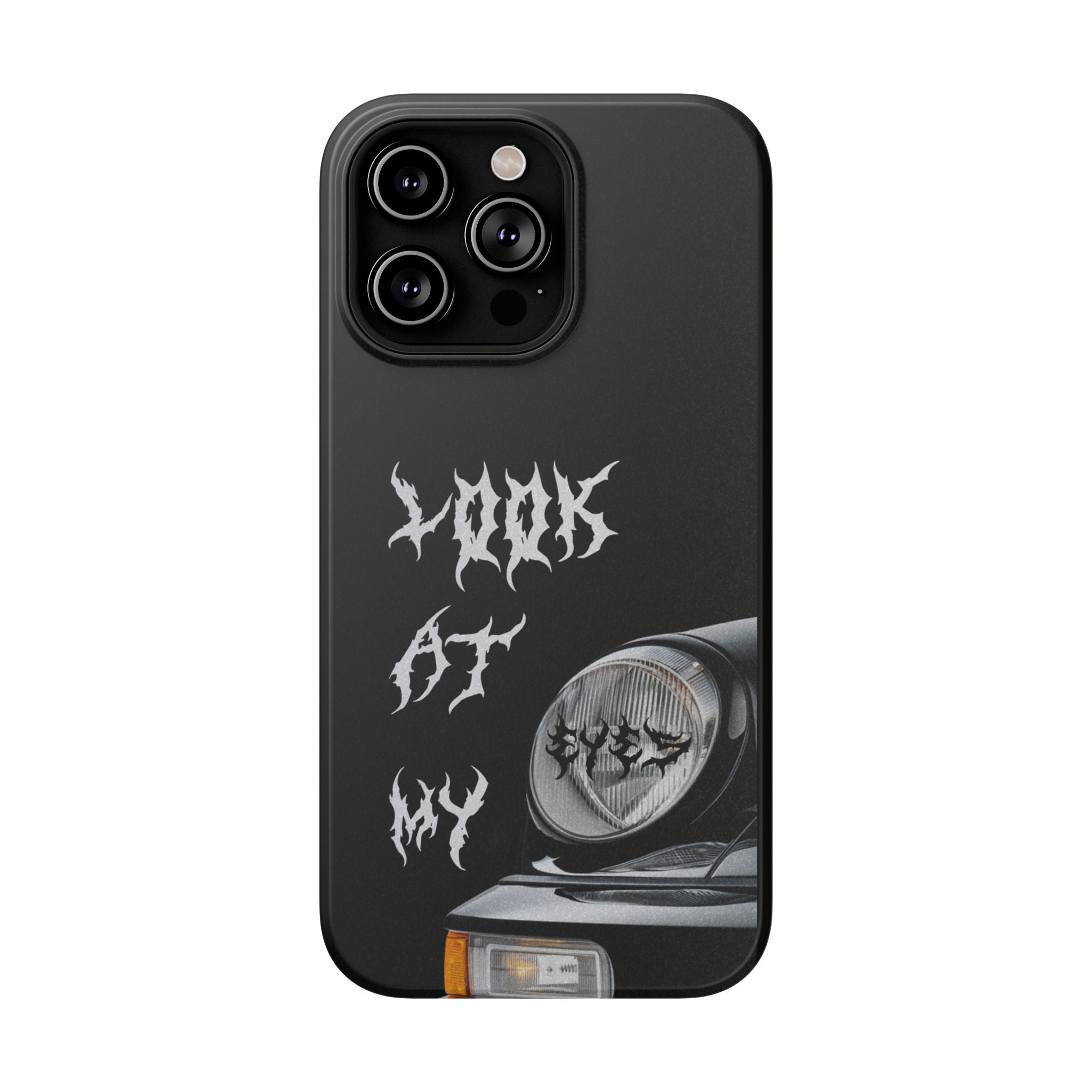 LOOK AT MY EYES Phone Case - 'Lock-in 🔒' Gym Motivation, Rap Vibes, Winter Arc Incoming