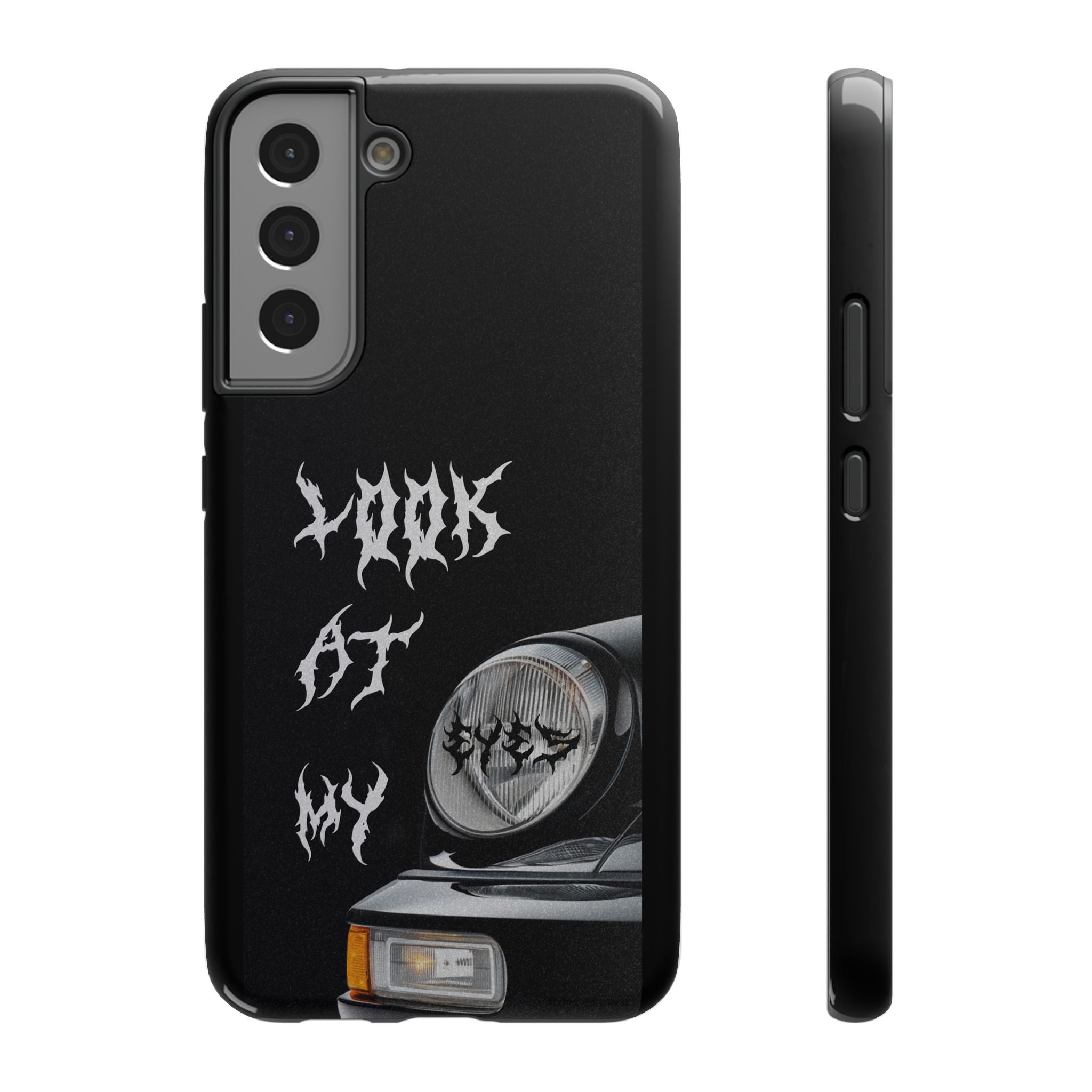 LOOK AT MY EYES Phone Case - 'Lock-in 🔒' Gym Motivation, Rap Vibes, Winter Arc Incoming