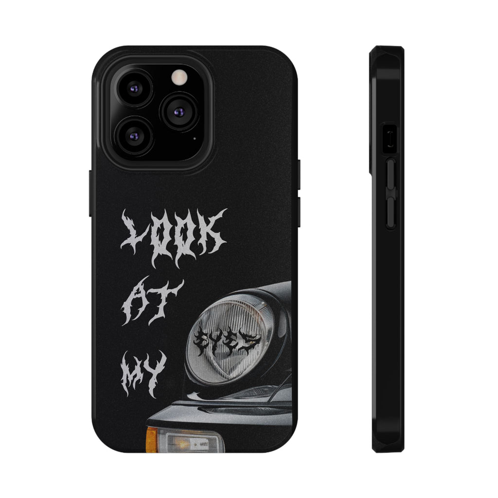 LOOK AT MY EYES Phone Case - 'Lock-in 🔒' Gym Motivation, Rap Vibes, Winter Arc Incoming