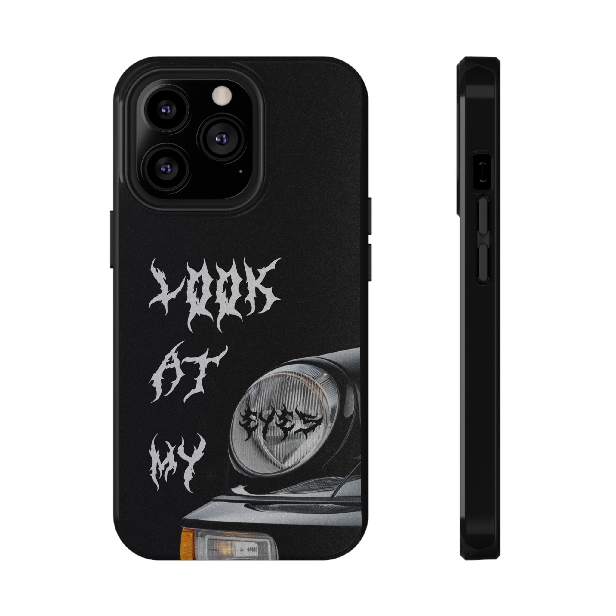 LOOK AT MY EYES Phone Case - 'Lock-in 🔒' Gym Motivation, Rap Vibes, Winter Arc Incoming