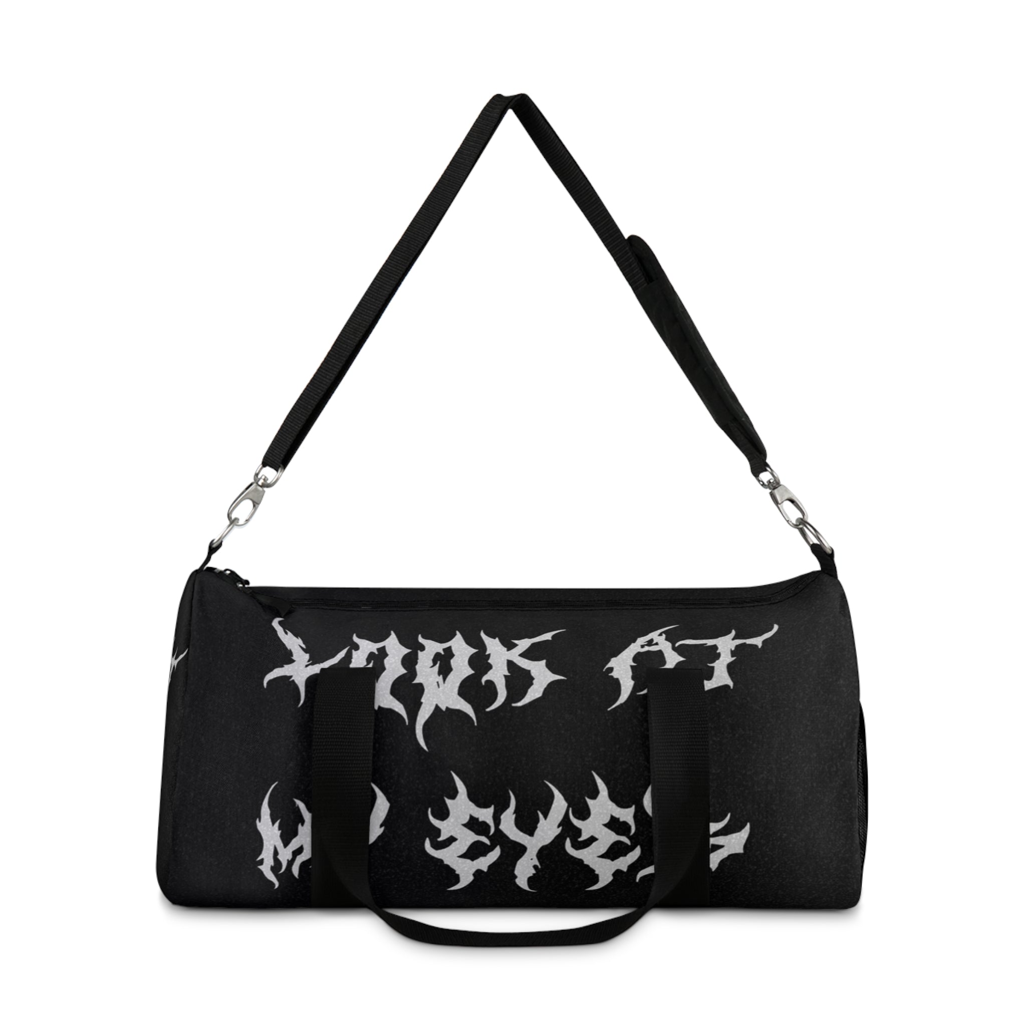 GOTHIC DUFFEL BAG – ‘LOCK-IN 🔒’ GYM MOTIVATION, TRAVEL FLEX, SPORTY FASHION ESSENTIAL