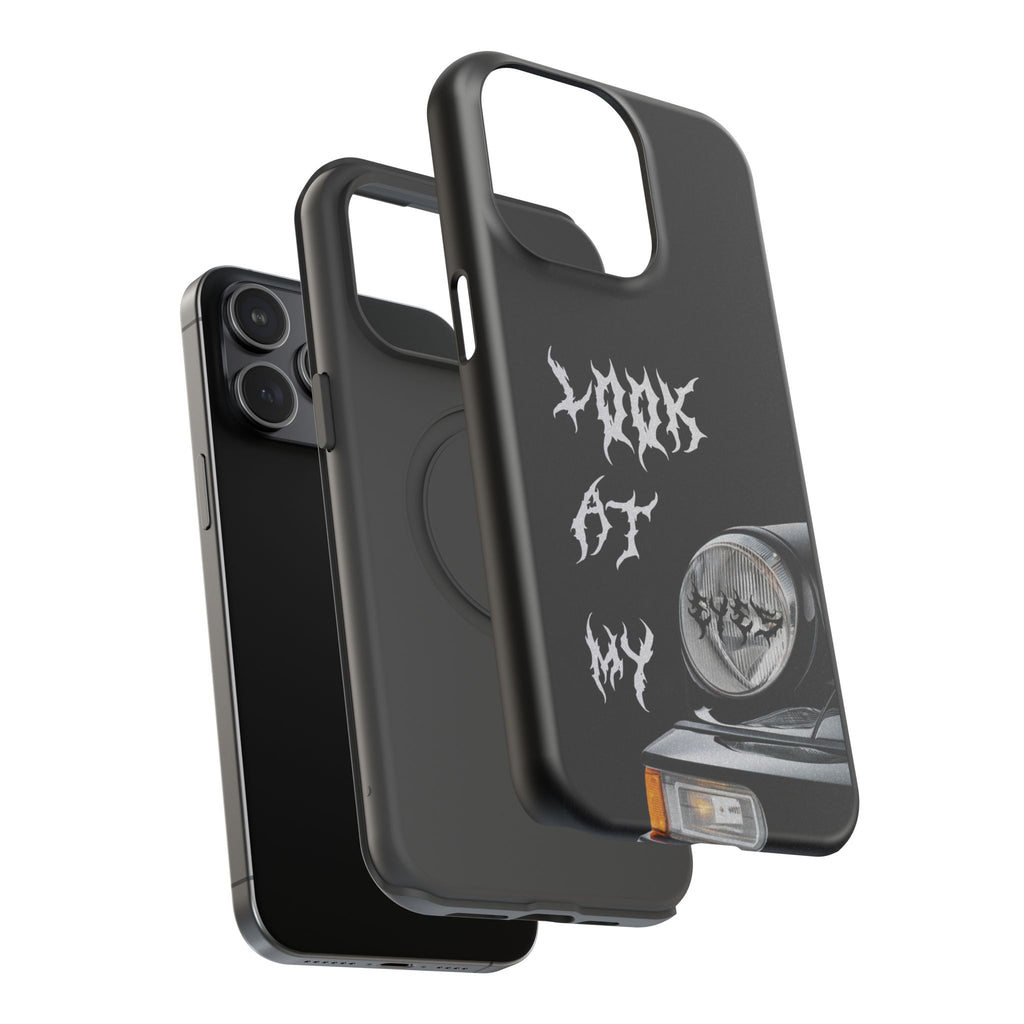 LOOK AT MY EYES Phone Case - 'Lock-in 🔒' Gym Motivation, Rap Vibes, Winter Arc Incoming