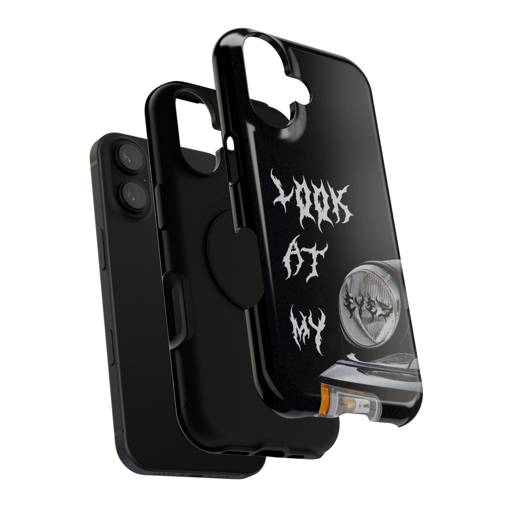 LOOK AT MY EYES Phone Case - 'Lock-in 🔒' Gym Motivation, Rap Vibes, Winter Arc Incoming