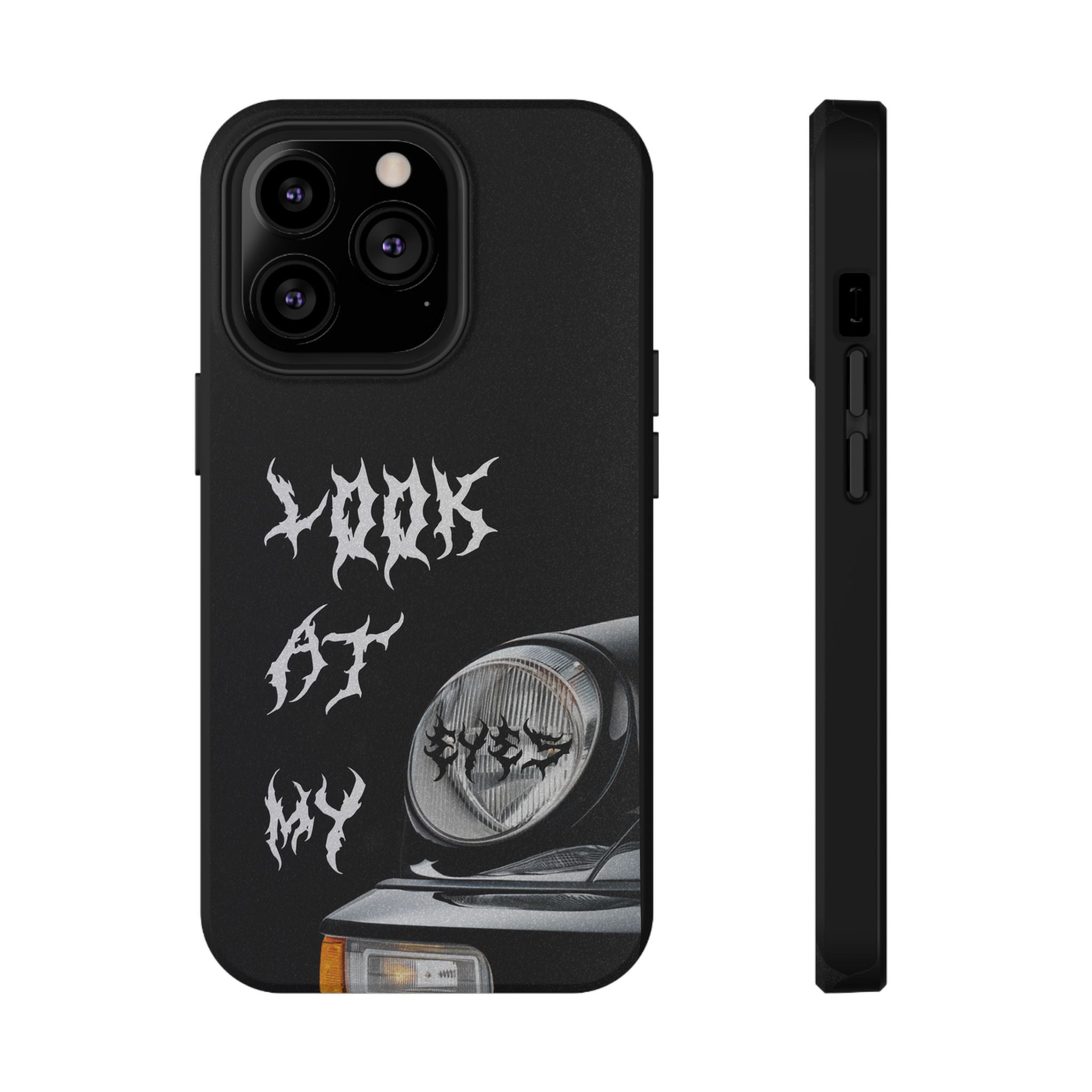 LOOK AT MY EYES Phone Case - 'Lock-in 🔒' Gym Motivation, Rap Vibes, Winter Arc Incoming