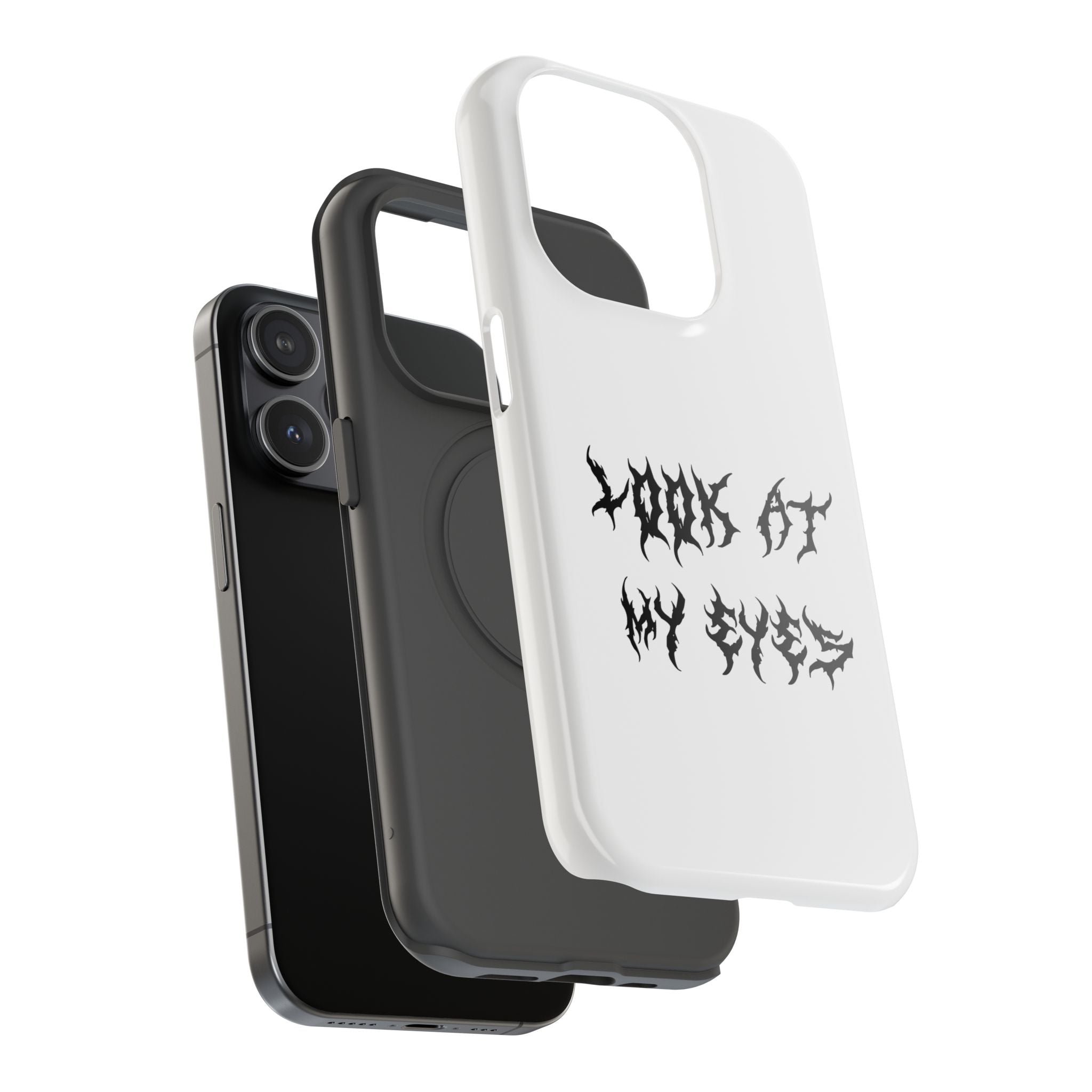 Copy of LOOK AT MY EYES Phone Case - 'Lock-in 🔒' Gym Motivation, Rap Vibes, Winter Arc Incoming