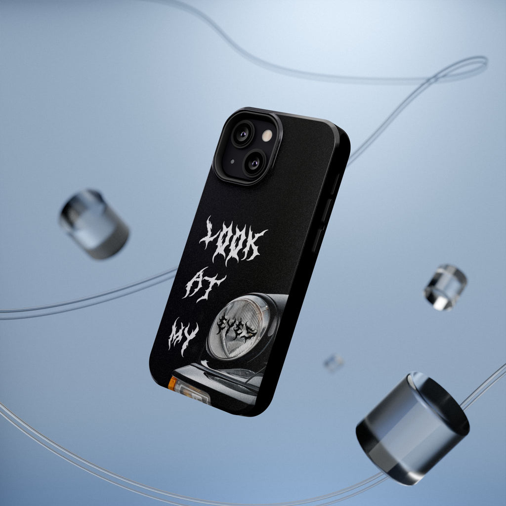 LOOK AT MY EYES Phone Case - 'Lock-in 🔒' Gym Motivation, Rap Vibes, Winter Arc Incoming