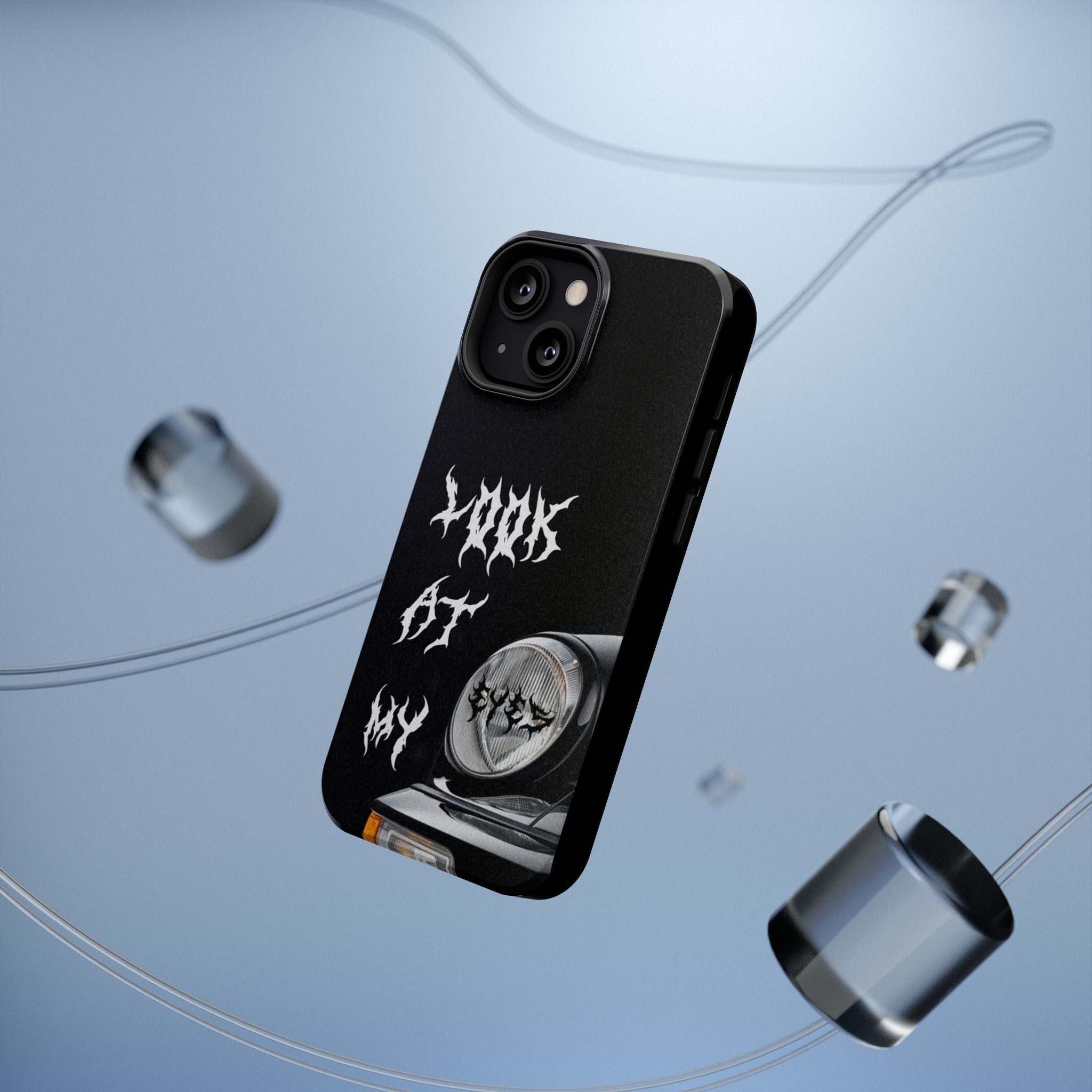 LOOK AT MY EYES Phone Case - 'Lock-in 🔒' Gym Motivation, Rap Vibes, Winter Arc Incoming
