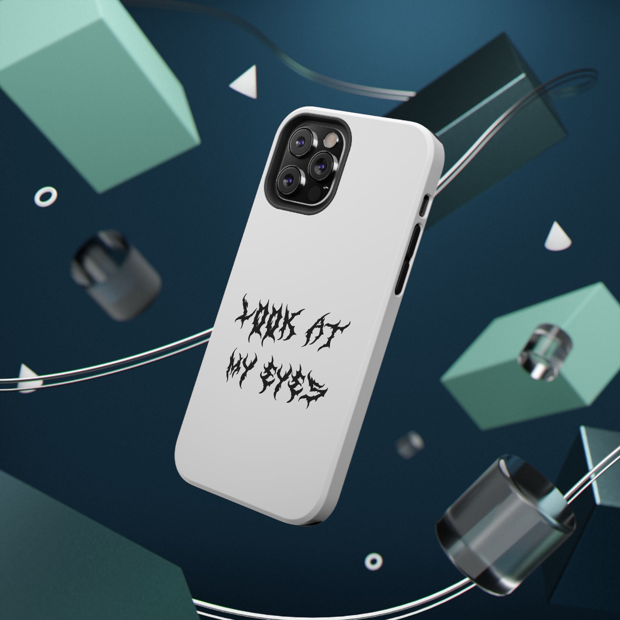 Copy of LOOK AT MY EYES Phone Case - 'Lock-in 🔒' Gym Motivation, Rap Vibes, Winter Arc Incoming
