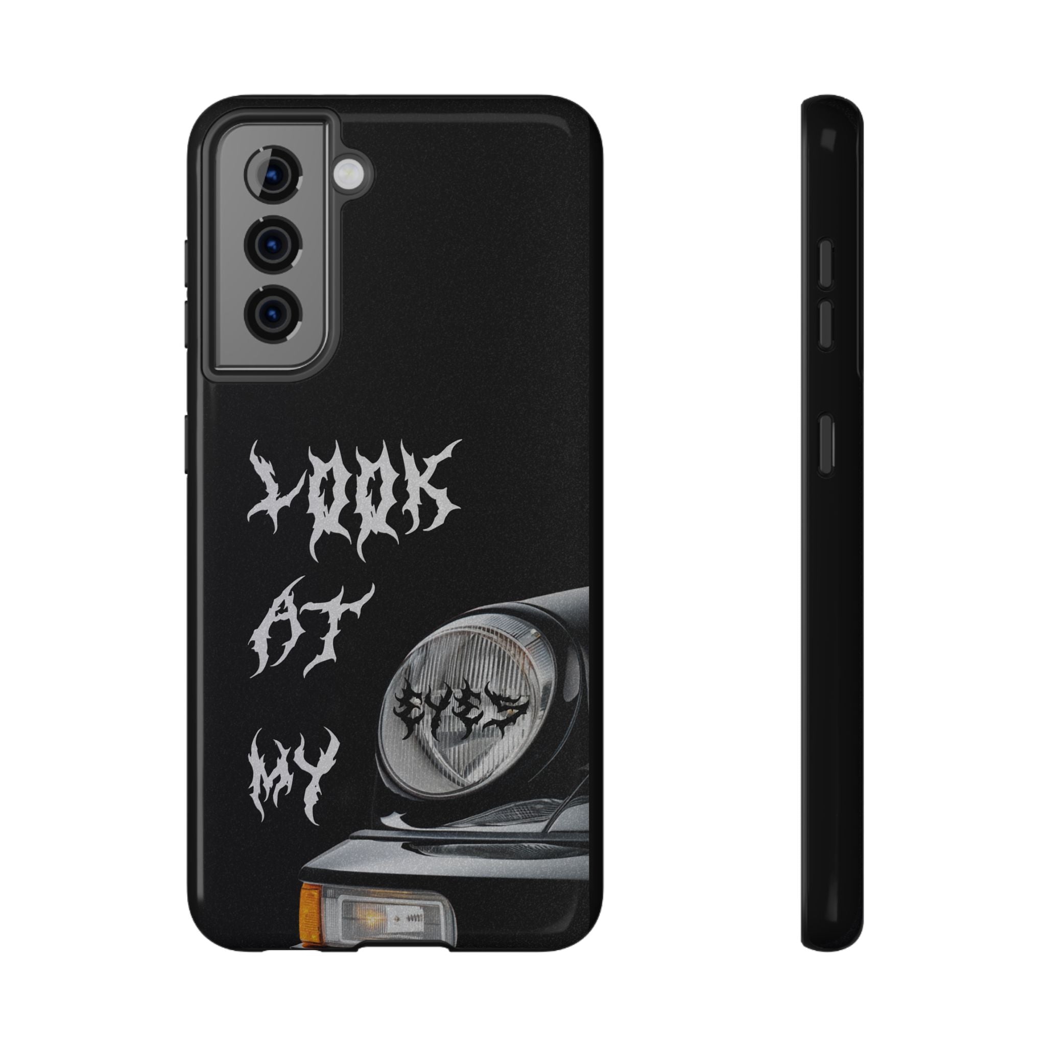 LOOK AT MY EYES Phone Case - 'Lock-in 🔒' Gym Motivation, Rap Vibes, Winter Arc Incoming