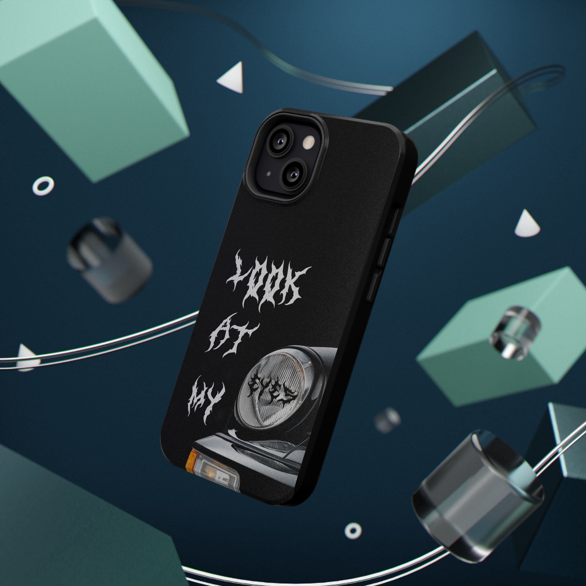 LOOK AT MY EYES Phone Case - 'Lock-in 🔒' Gym Motivation, Rap Vibes, Winter Arc Incoming
