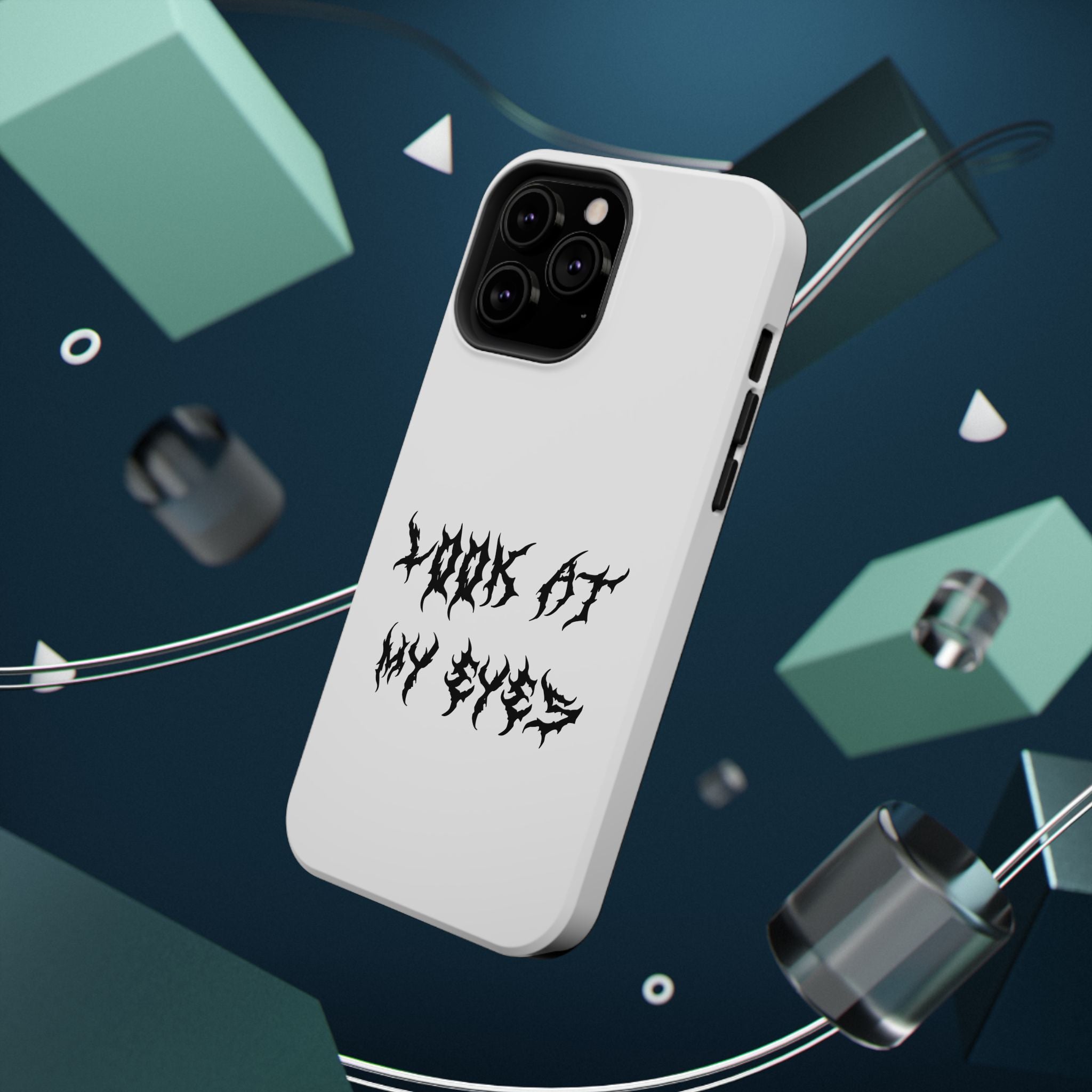 Copy of LOOK AT MY EYES Phone Case - 'Lock-in 🔒' Gym Motivation, Rap Vibes, Winter Arc Incoming