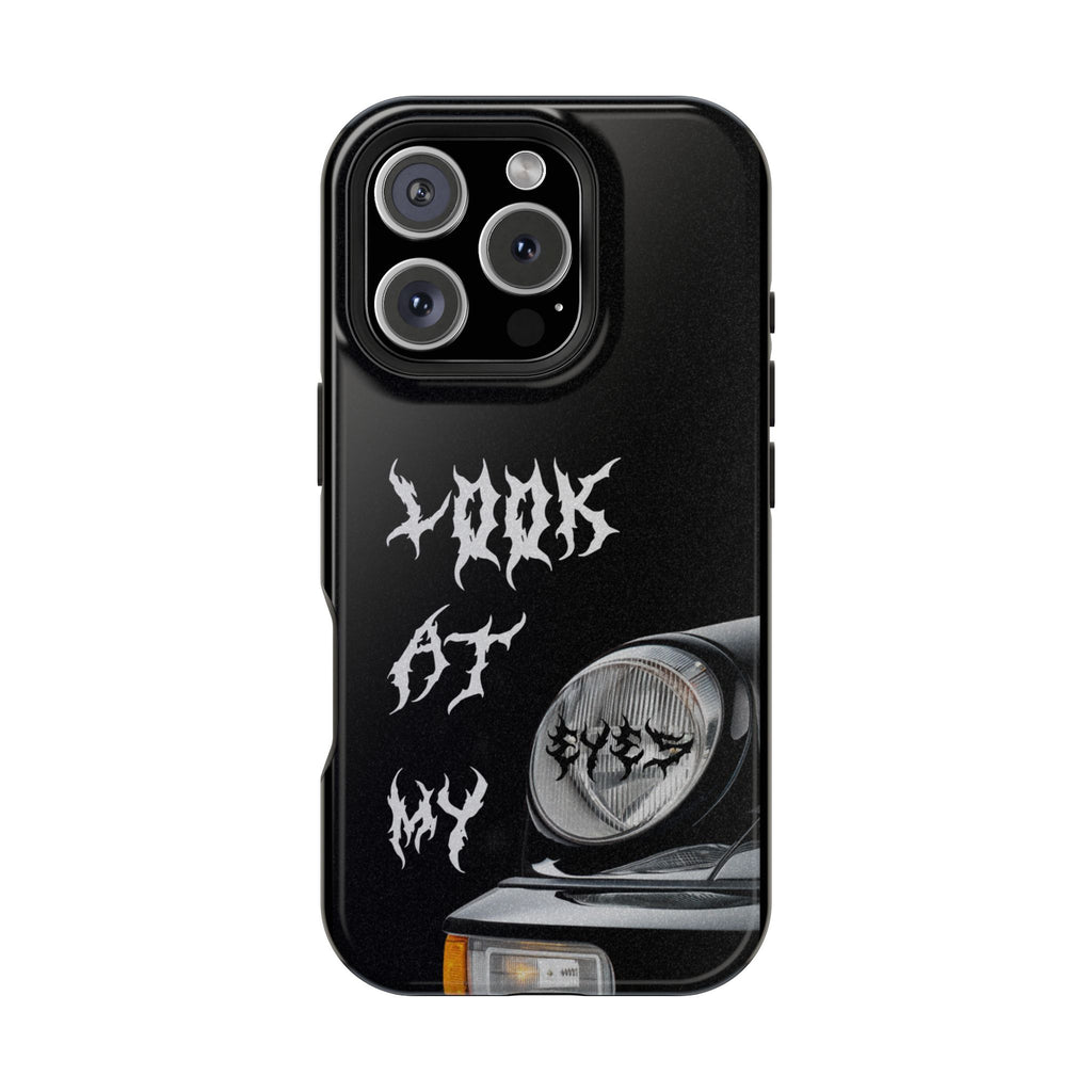 LOOK AT MY EYES Phone Case - 'Lock-in 🔒' Gym Motivation, Rap Vibes, Winter Arc Incoming