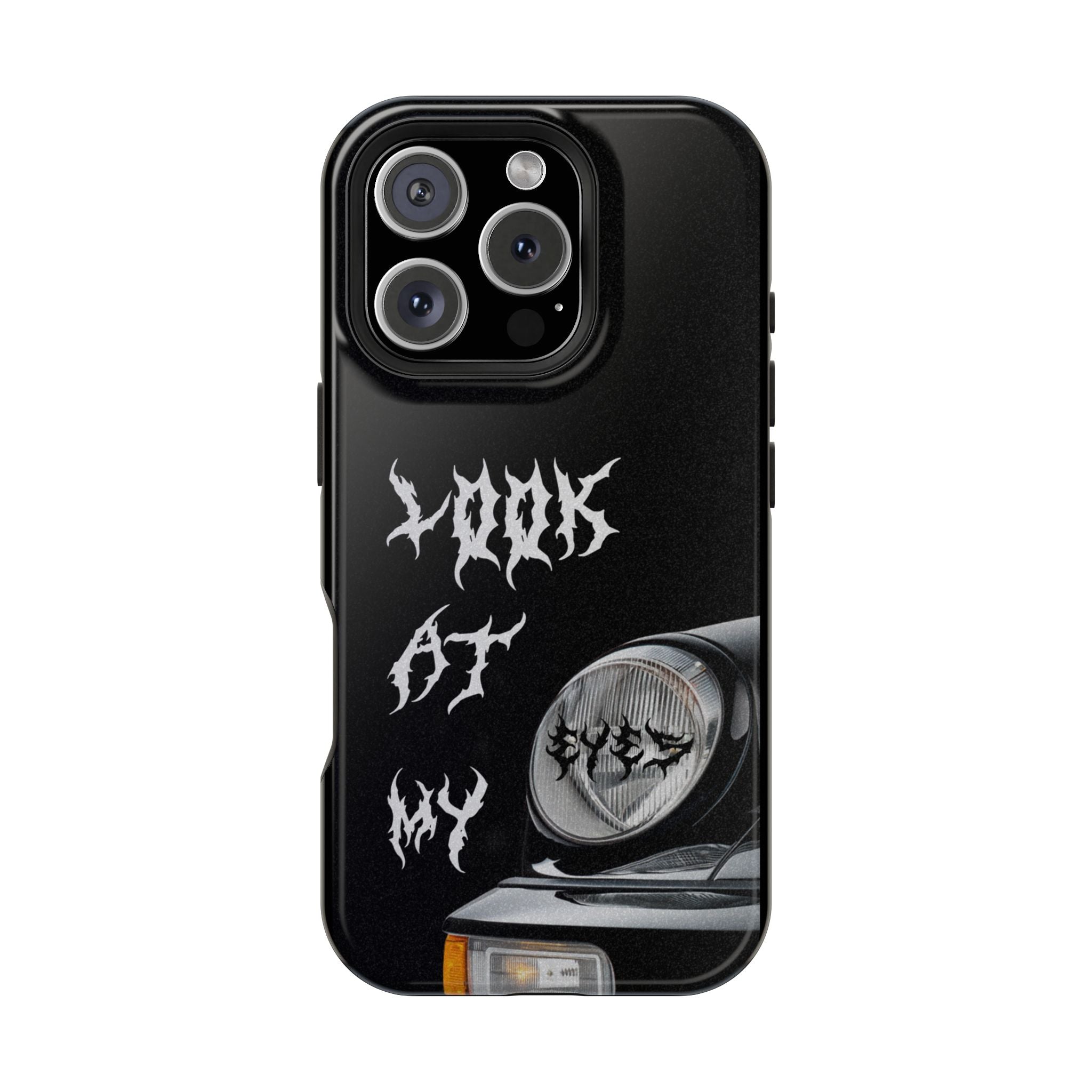 LOOK AT MY EYES Phone Case - 'Lock-in 🔒' Gym Motivation, Rap Vibes, Winter Arc Incoming