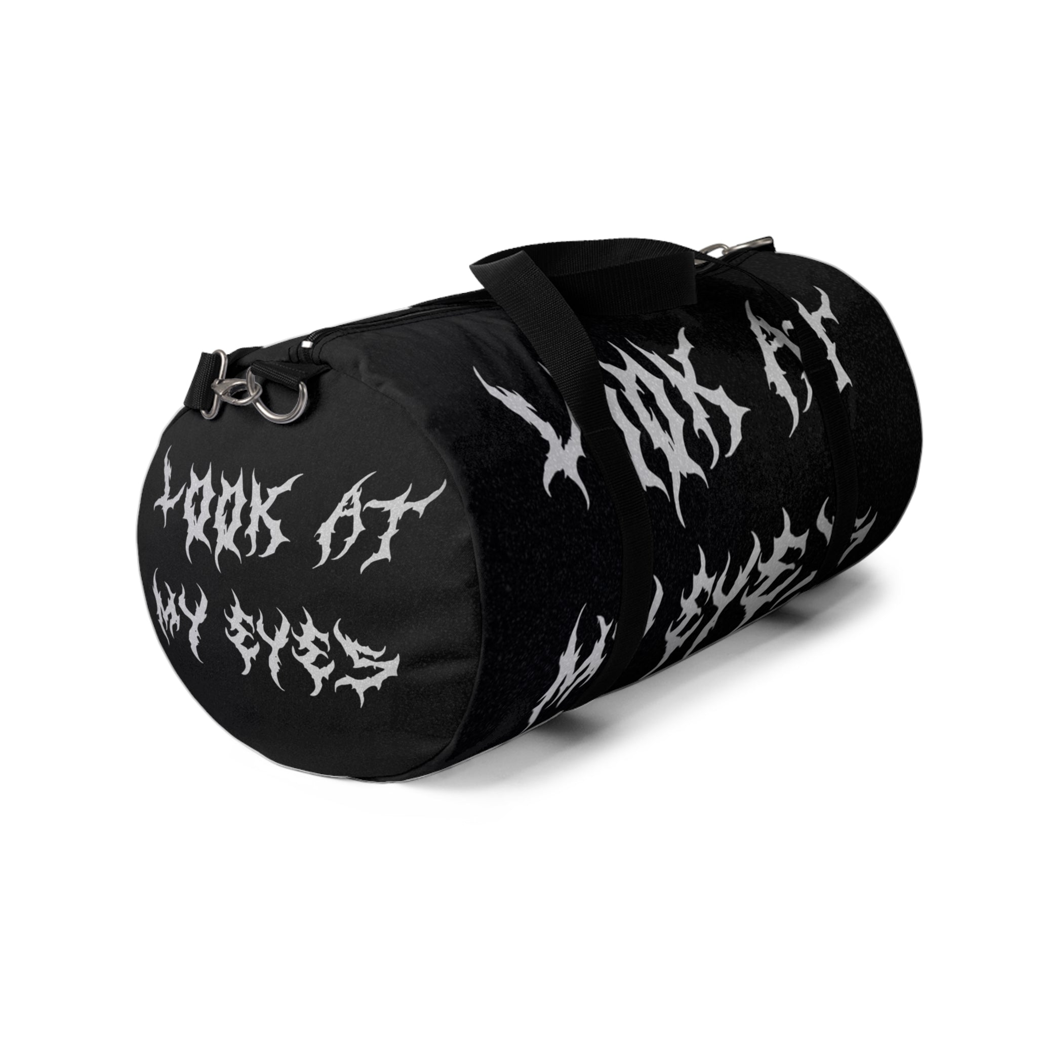 GOTHIC DUFFEL BAG – ‘LOCK-IN 🔒’ GYM MOTIVATION, TRAVEL FLEX, SPORTY FASHION ESSENTIAL