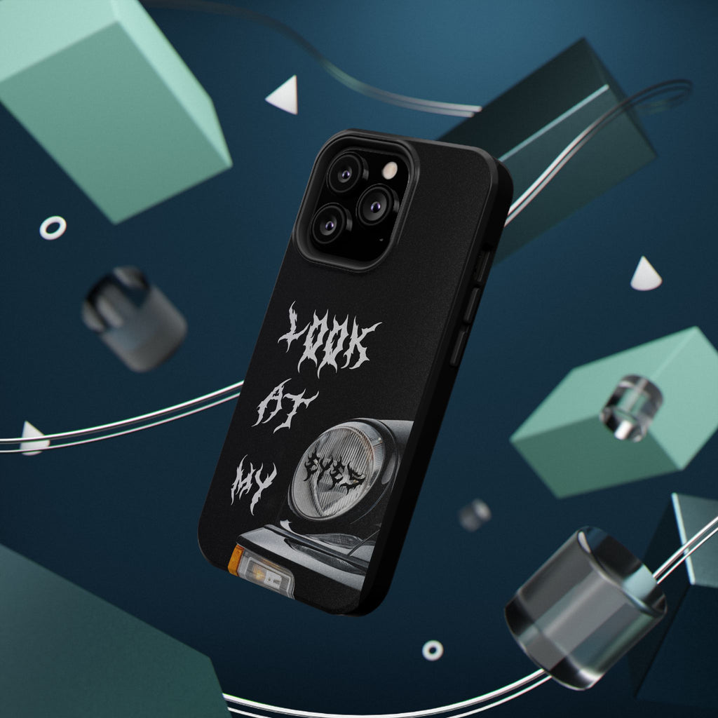 LOOK AT MY EYES Phone Case - 'Lock-in 🔒' Gym Motivation, Rap Vibes, Winter Arc Incoming