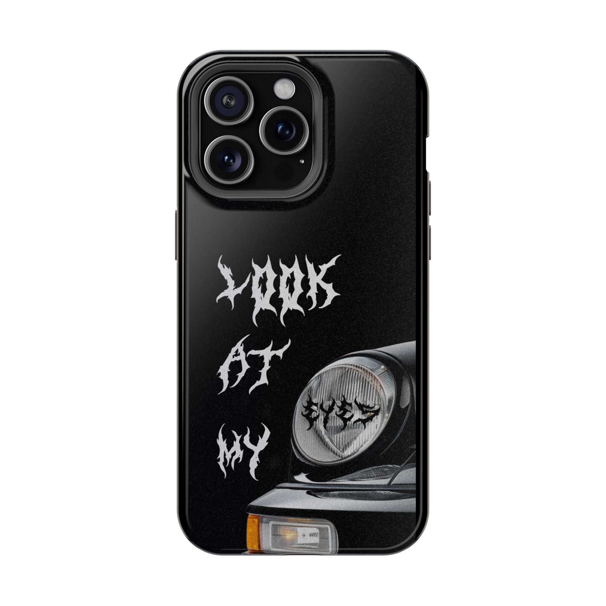 LOOK AT MY EYES Phone Case - 'Lock-in 🔒' Gym Motivation, Rap Vibes, Winter Arc Incoming
