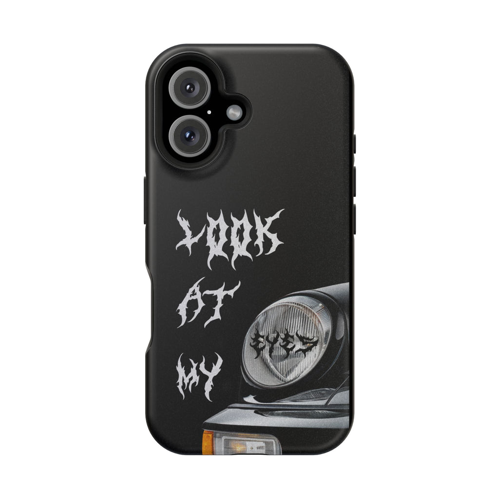 LOOK AT MY EYES Phone Case - 'Lock-in 🔒' Gym Motivation, Rap Vibes, Winter Arc Incoming