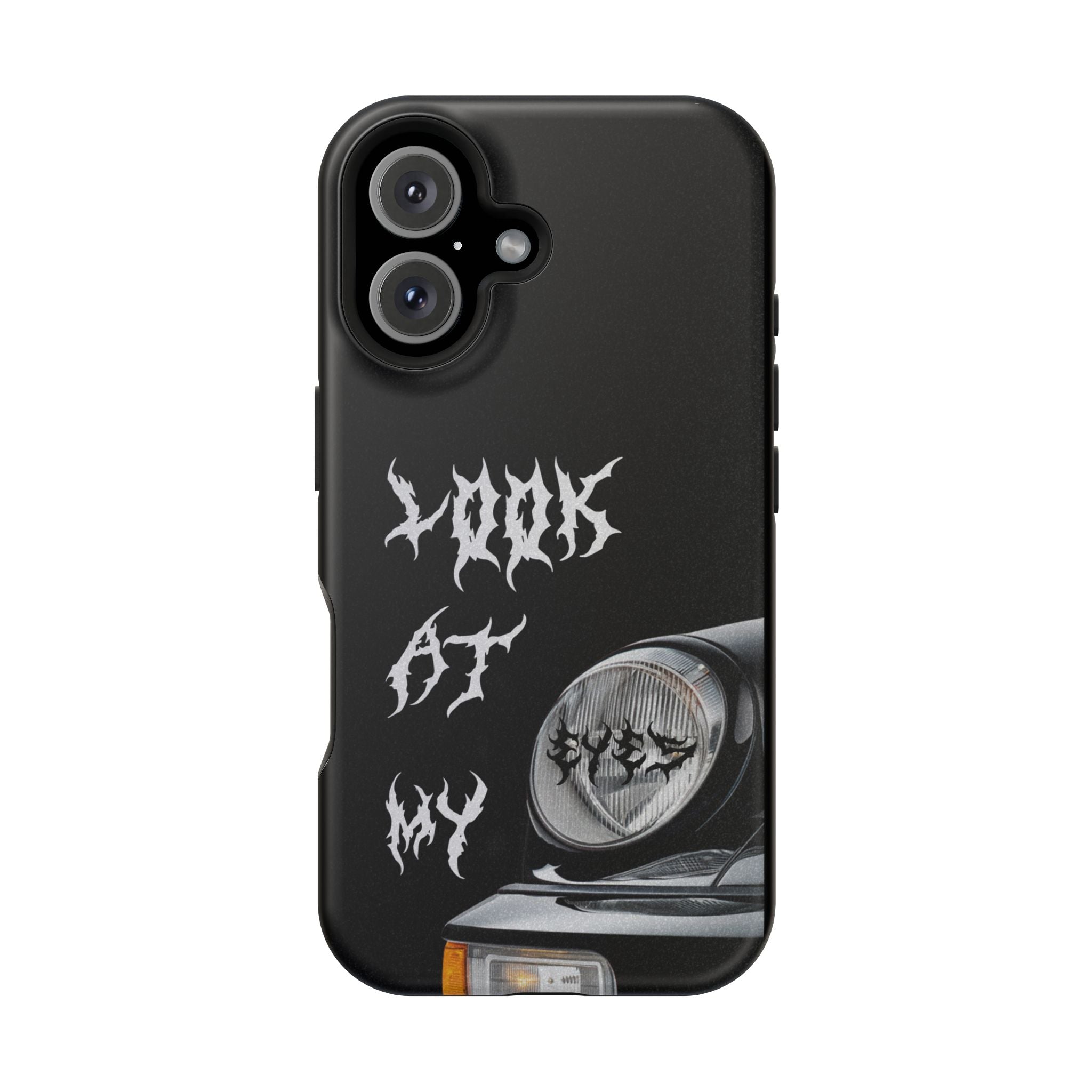 LOOK AT MY EYES Phone Case - 'Lock-in 🔒' Gym Motivation, Rap Vibes, Winter Arc Incoming