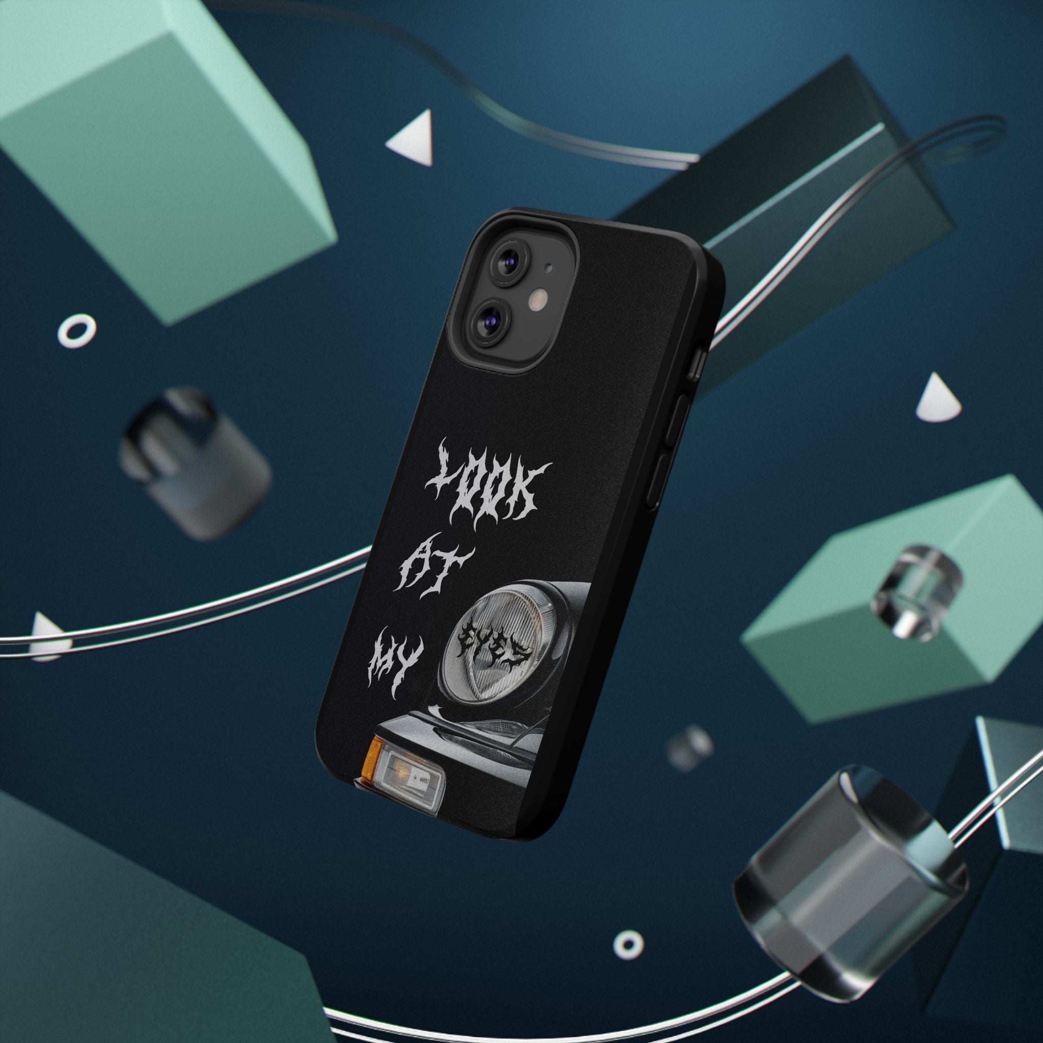 LOOK AT MY EYES Phone Case - 'Lock-in 🔒' Gym Motivation, Rap Vibes, Winter Arc Incoming