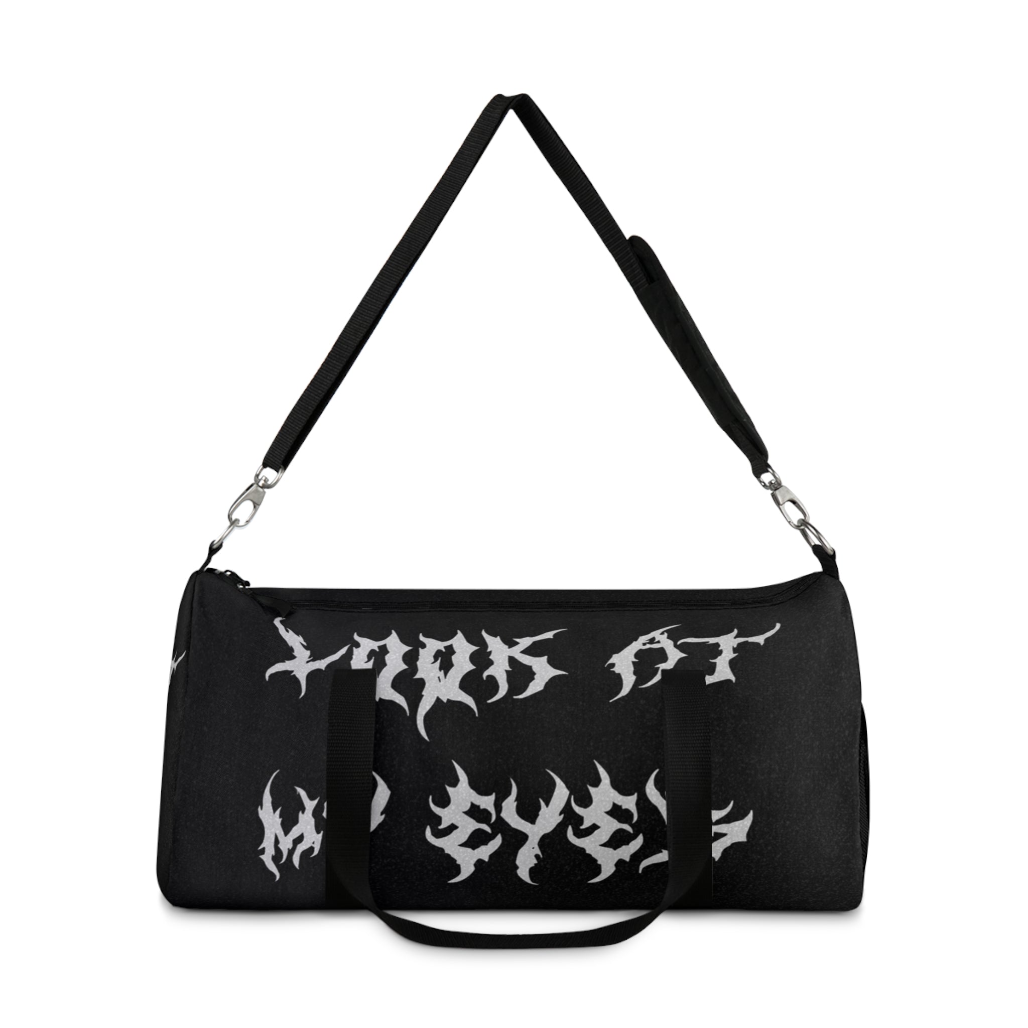 GOTHIC DUFFEL BAG – ‘LOCK-IN 🔒’ GYM MOTIVATION, TRAVEL FLEX, SPORTY FASHION ESSENTIAL