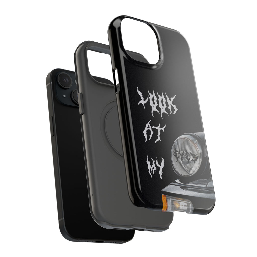 LOOK AT MY EYES Phone Case - 'Lock-in 🔒' Gym Motivation, Rap Vibes, Winter Arc Incoming