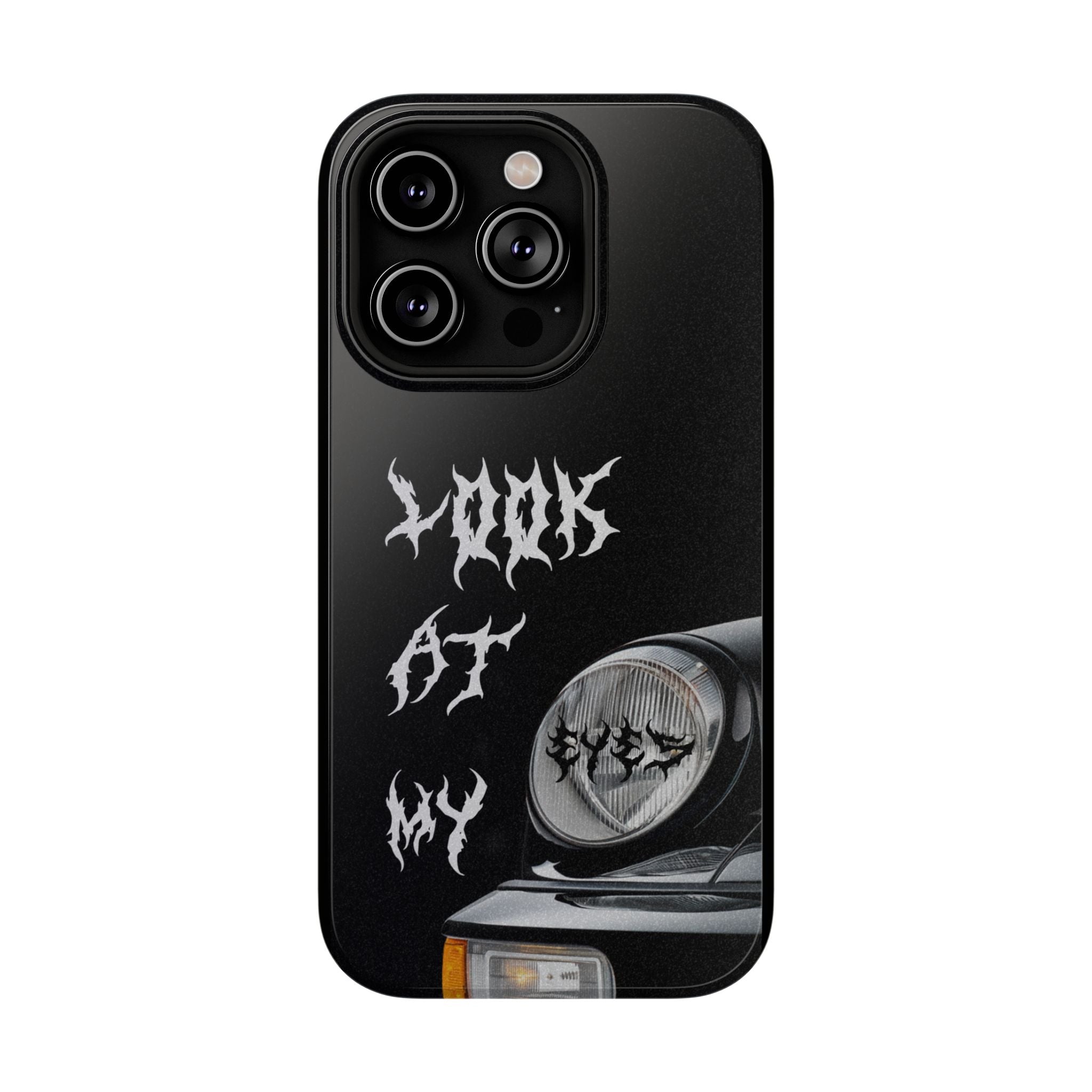 LOOK AT MY EYES Phone Case - 'Lock-in 🔒' Gym Motivation, Rap Vibes, Winter Arc Incoming