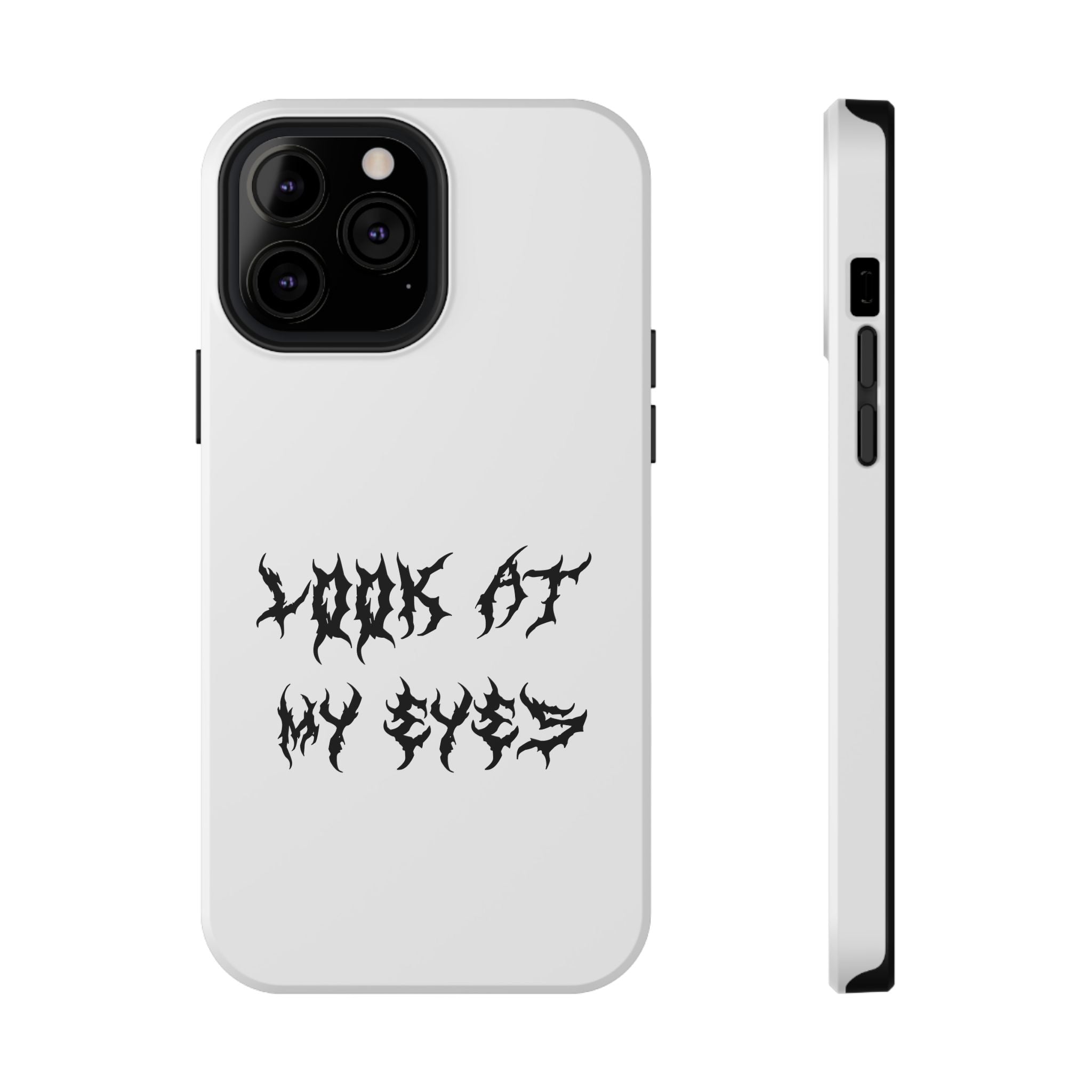 Copy of LOOK AT MY EYES Phone Case - 'Lock-in 🔒' Gym Motivation, Rap Vibes, Winter Arc Incoming