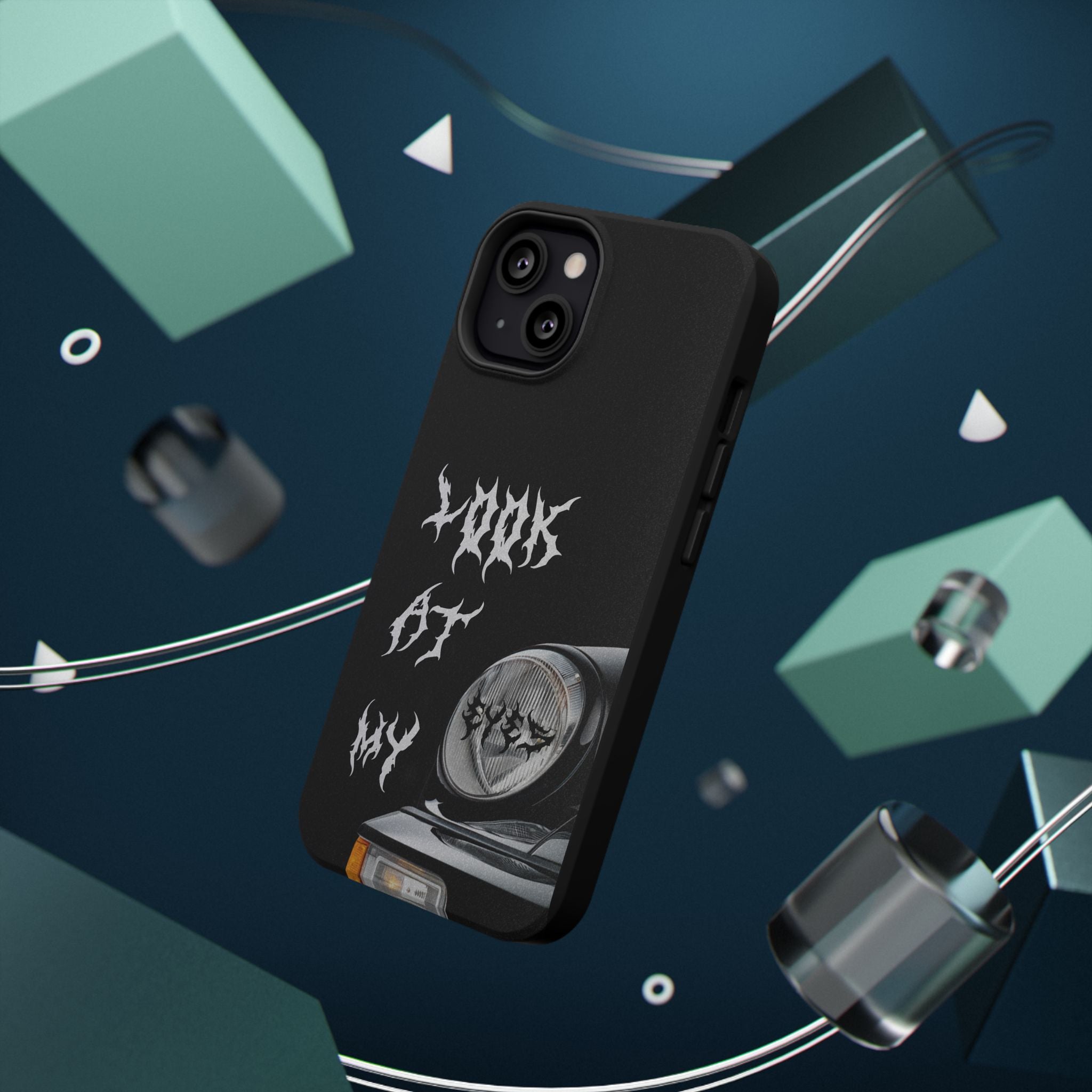 LOOK AT MY EYES Phone Case - 'Lock-in 🔒' Gym Motivation, Rap Vibes, Winter Arc Incoming