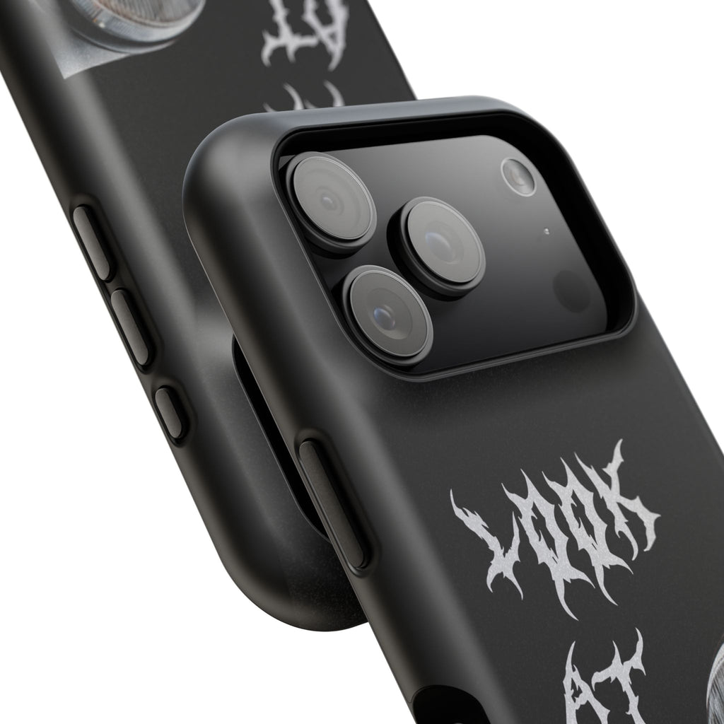 LOOK AT MY EYES Phone Case - 'Lock-in 🔒' Gym Motivation, Rap Vibes, Winter Arc Incoming