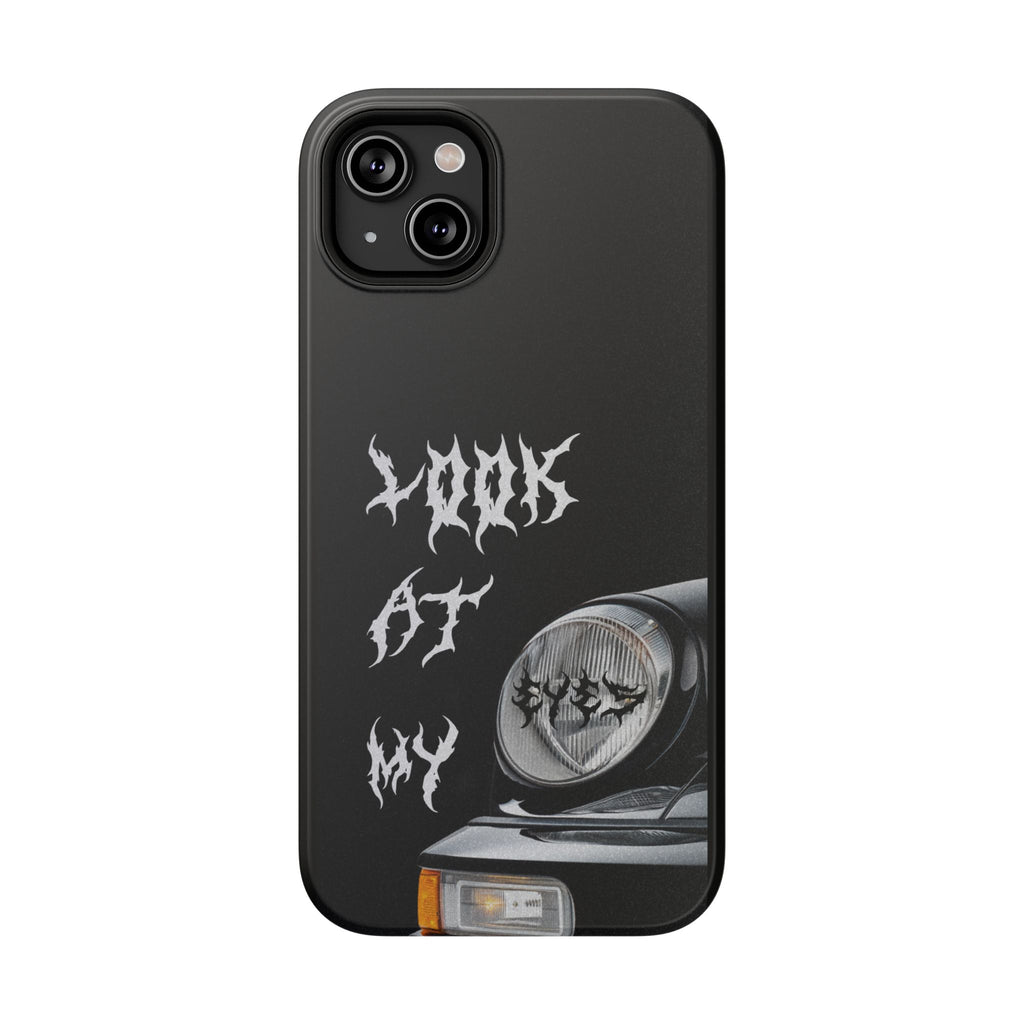 LOOK AT MY EYES Phone Case - 'Lock-in 🔒' Gym Motivation, Rap Vibes, Winter Arc Incoming