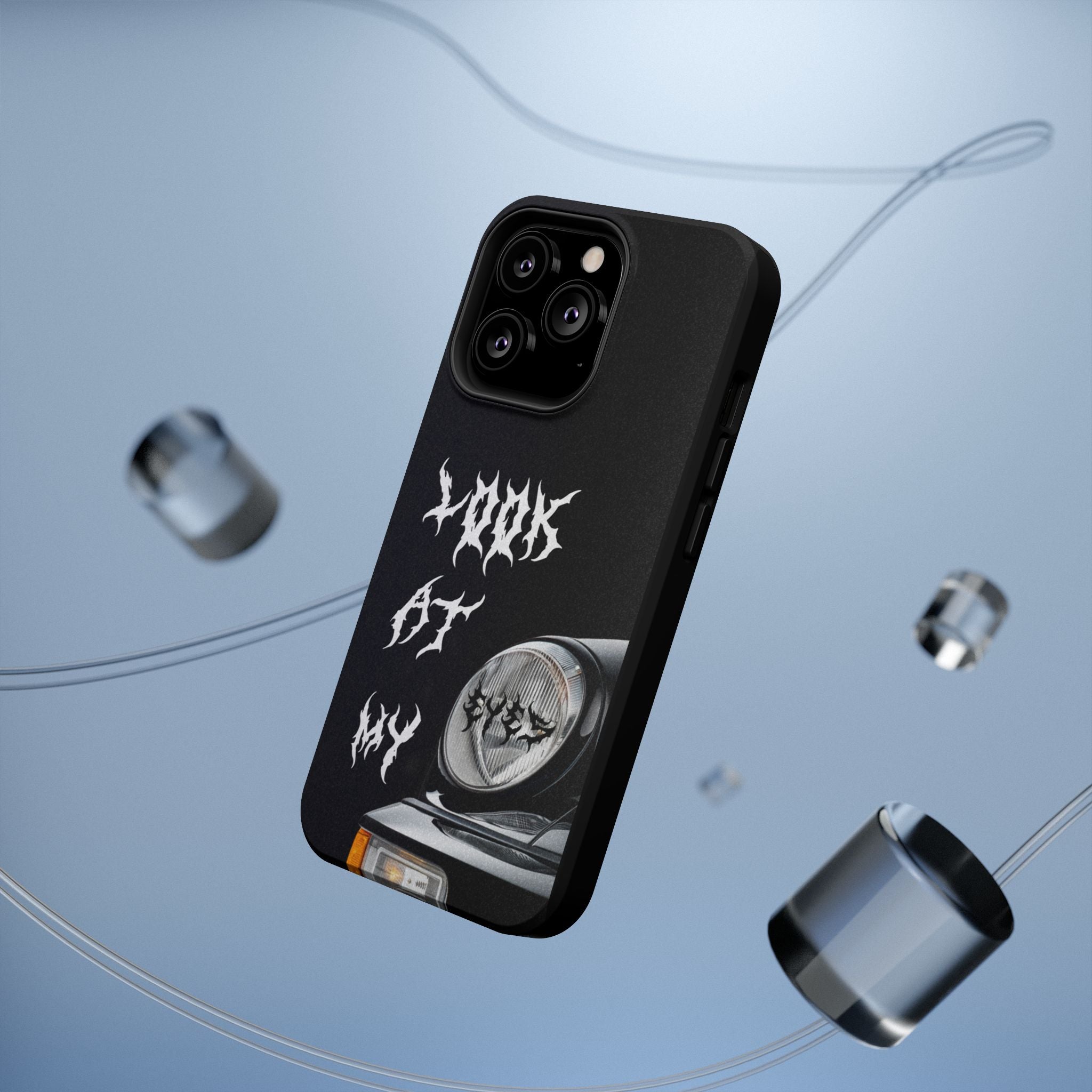 LOOK AT MY EYES Phone Case - 'Lock-in 🔒' Gym Motivation, Rap Vibes, Winter Arc Incoming