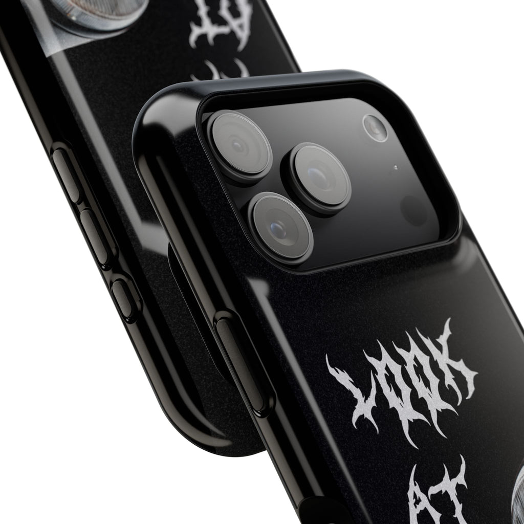 LOOK AT MY EYES Phone Case - 'Lock-in 🔒' Gym Motivation, Rap Vibes, Winter Arc Incoming
