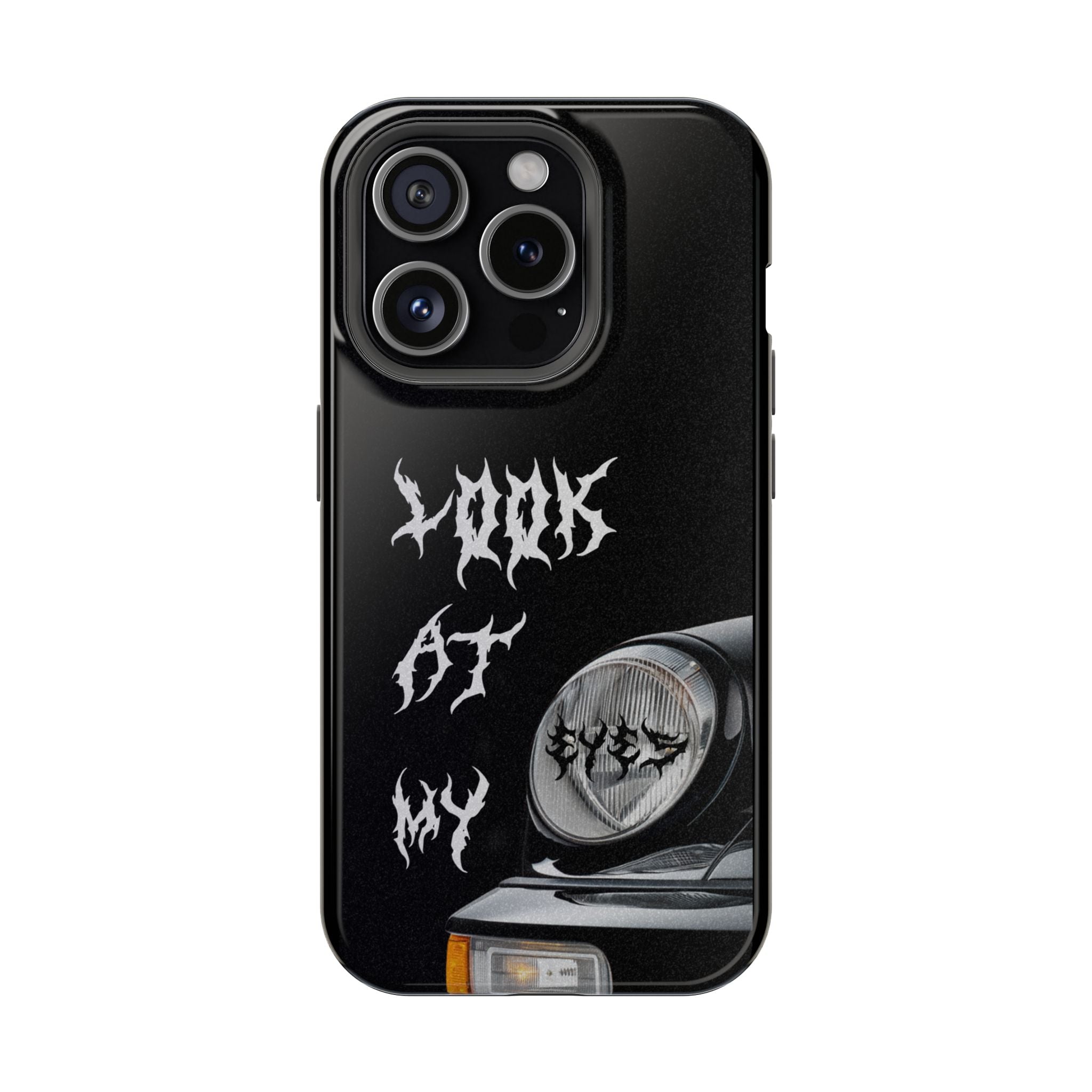 LOOK AT MY EYES Phone Case - 'Lock-in 🔒' Gym Motivation, Rap Vibes, Winter Arc Incoming