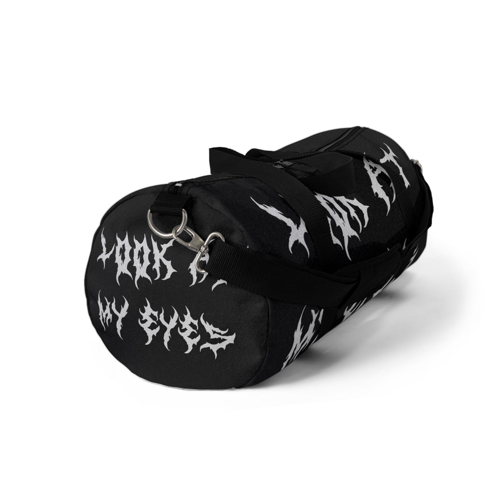 GOTHIC DUFFEL BAG – ‘LOCK-IN 🔒’ GYM MOTIVATION, TRAVEL FLEX, SPORTY FASHION ESSENTIAL