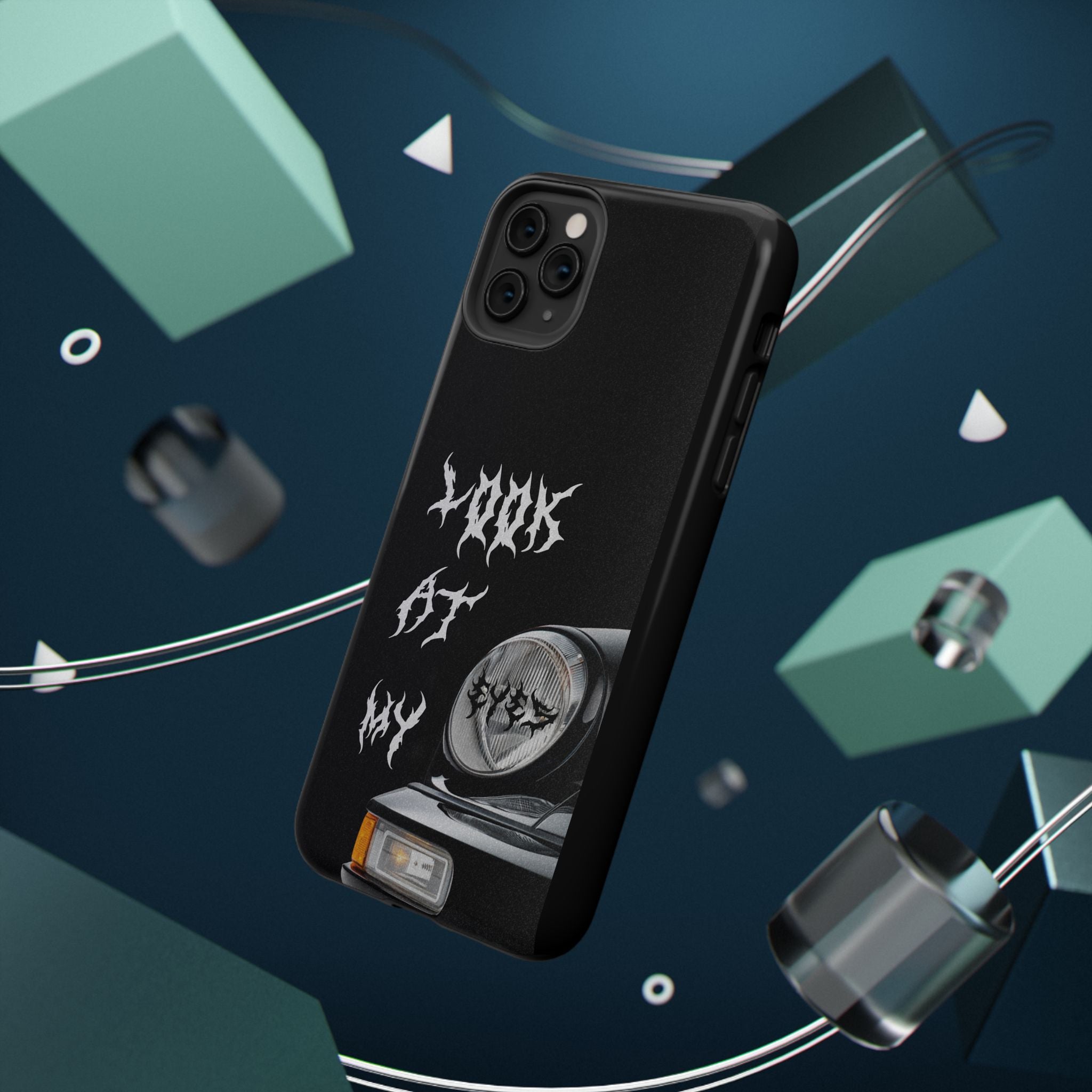 LOOK AT MY EYES Phone Case - 'Lock-in 🔒' Gym Motivation, Rap Vibes, Winter Arc Incoming