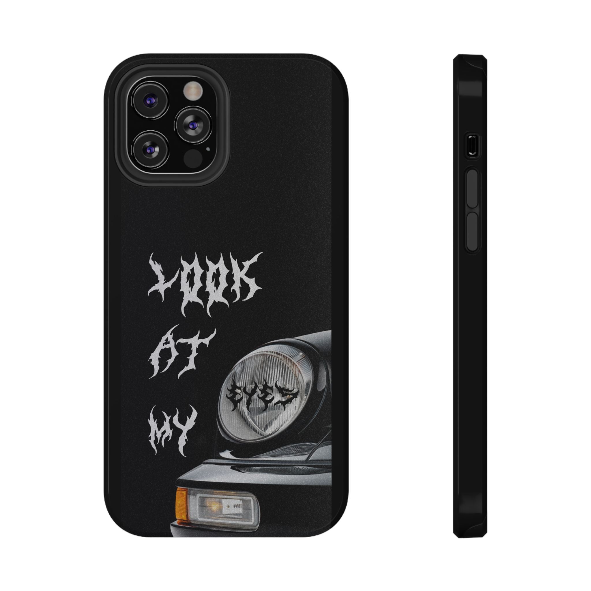 LOOK AT MY EYES Phone Case - 'Lock-in 🔒' Gym Motivation, Rap Vibes, Winter Arc Incoming