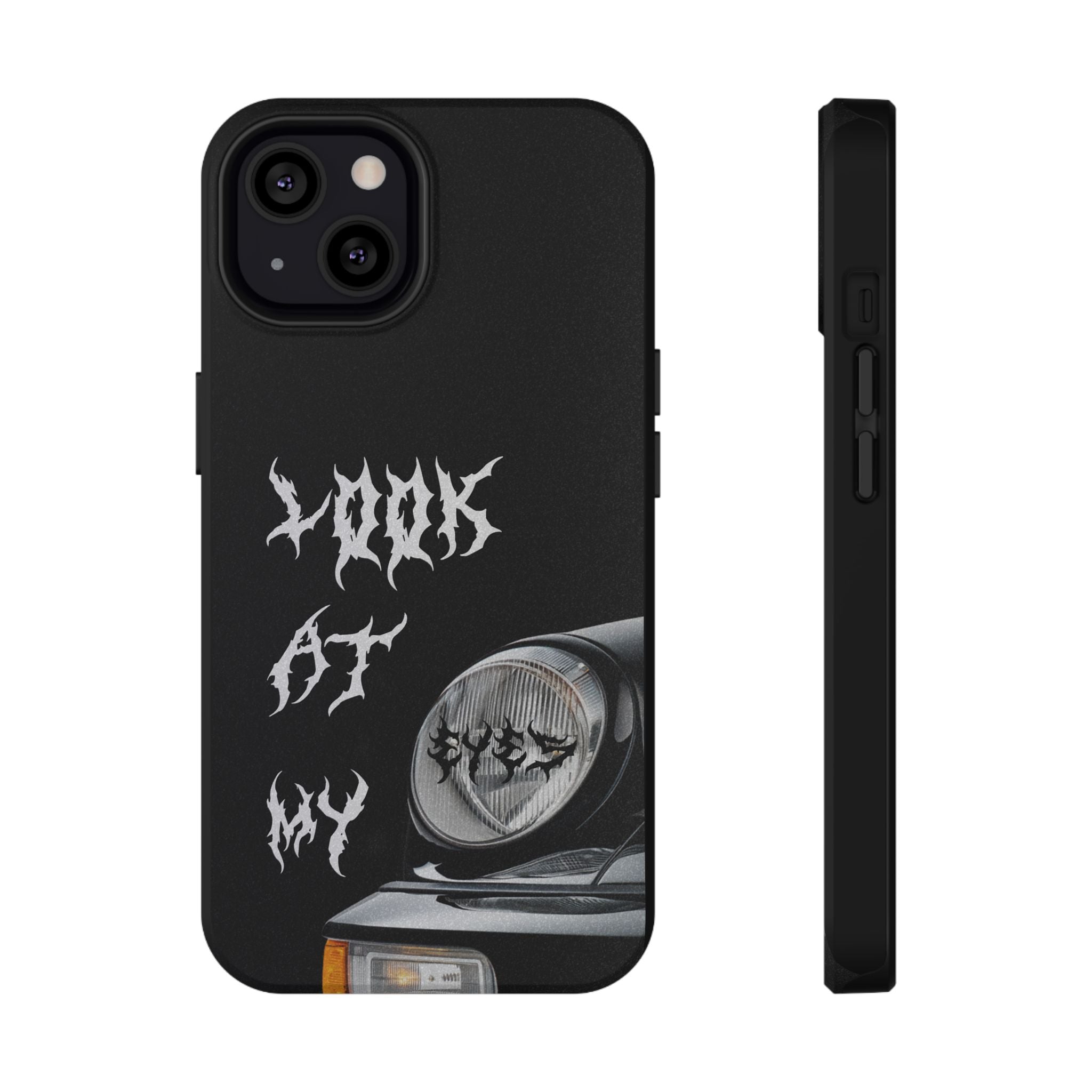 LOOK AT MY EYES Phone Case - 'Lock-in 🔒' Gym Motivation, Rap Vibes, Winter Arc Incoming