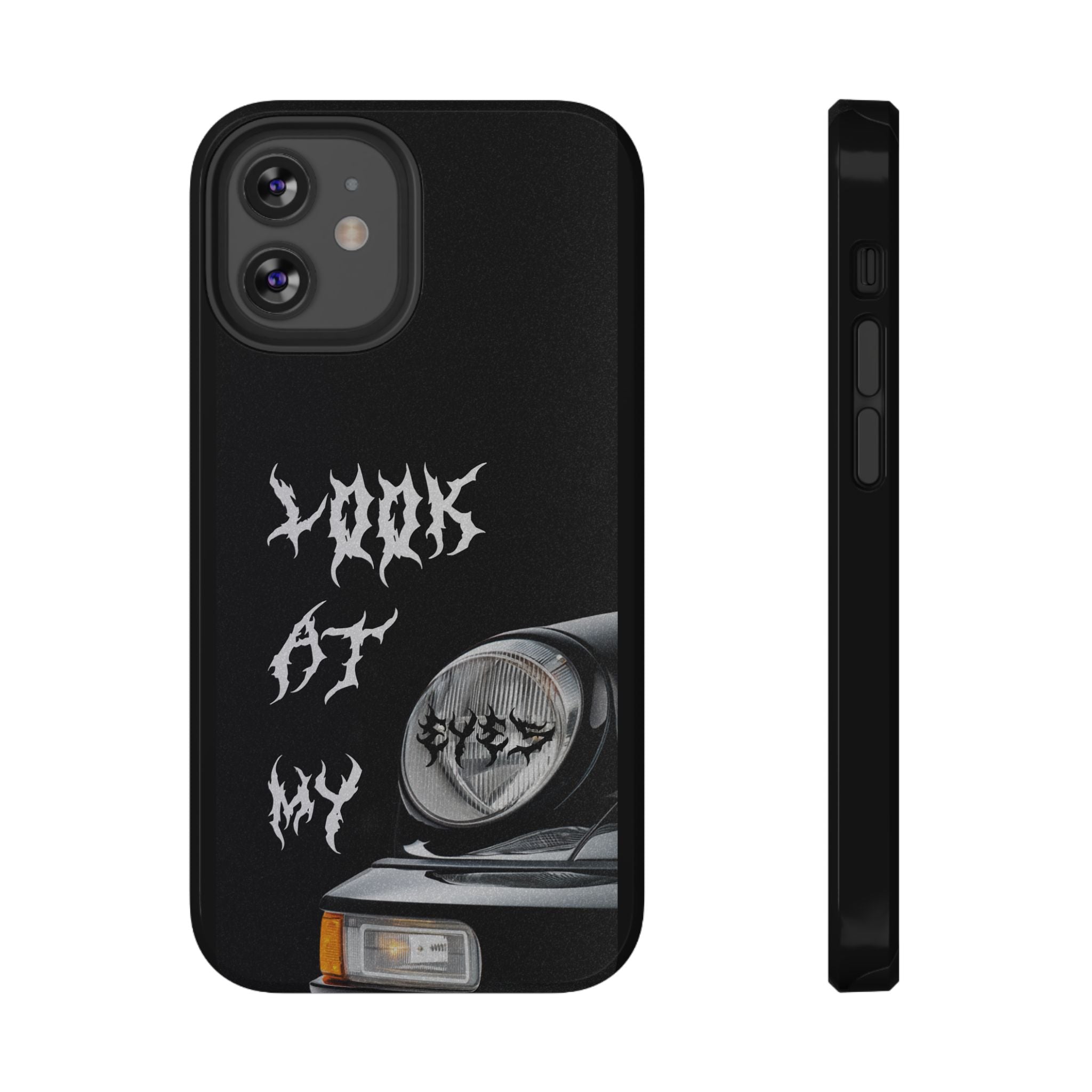 LOOK AT MY EYES Phone Case - 'Lock-in 🔒' Gym Motivation, Rap Vibes, Winter Arc Incoming