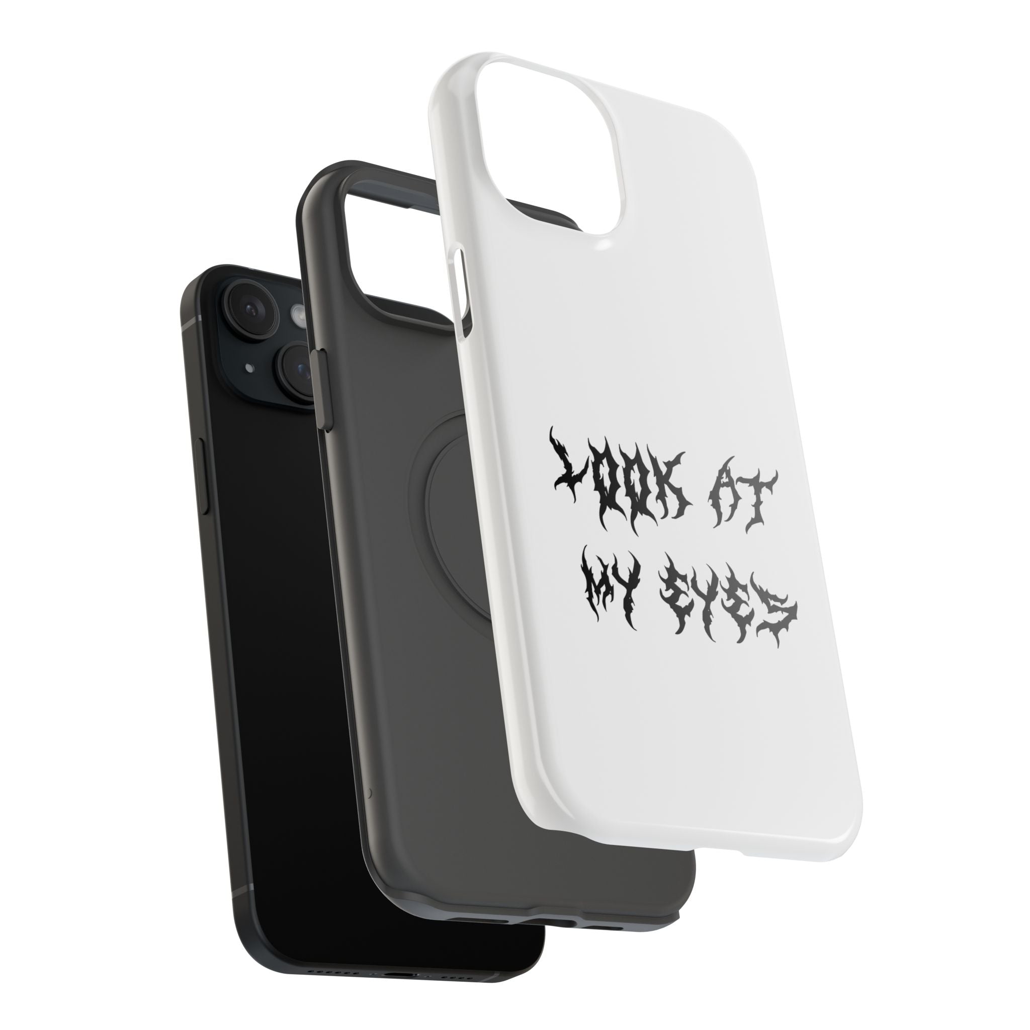 Copy of LOOK AT MY EYES Phone Case - 'Lock-in 🔒' Gym Motivation, Rap Vibes, Winter Arc Incoming