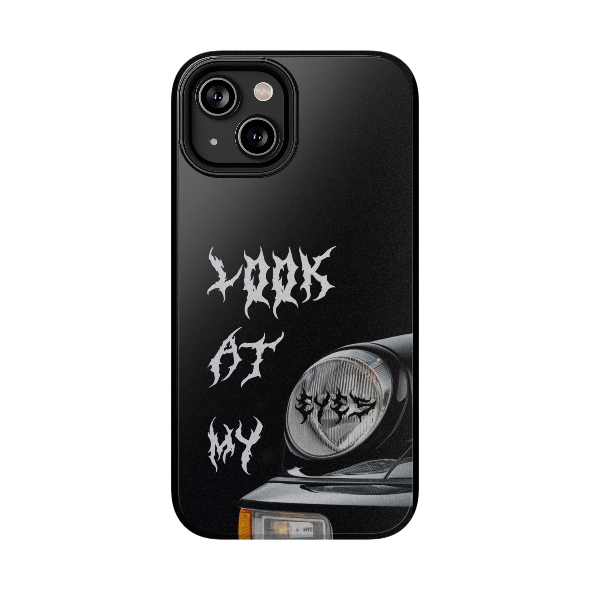 LOOK AT MY EYES Phone Case - 'Lock-in 🔒' Gym Motivation, Rap Vibes, Winter Arc Incoming
