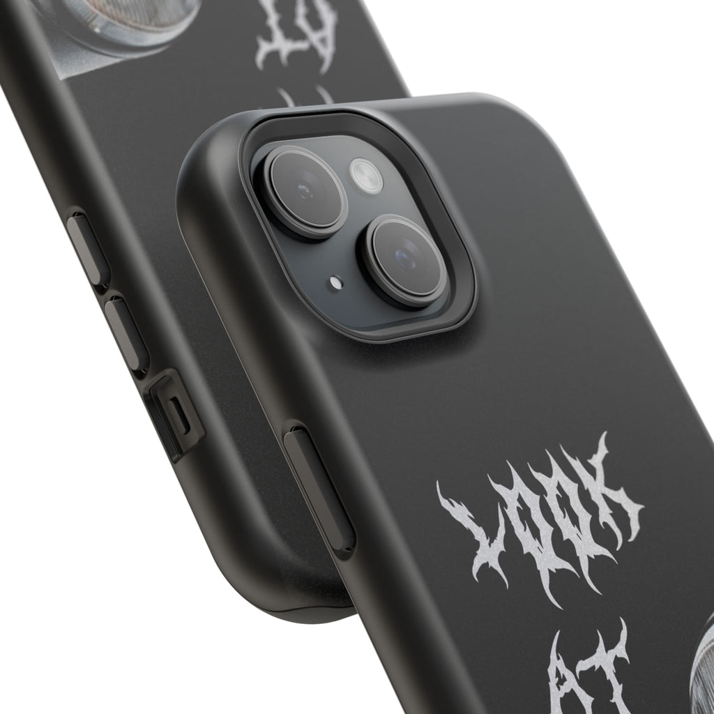 LOOK AT MY EYES Phone Case - 'Lock-in 🔒' Gym Motivation, Rap Vibes, Winter Arc Incoming