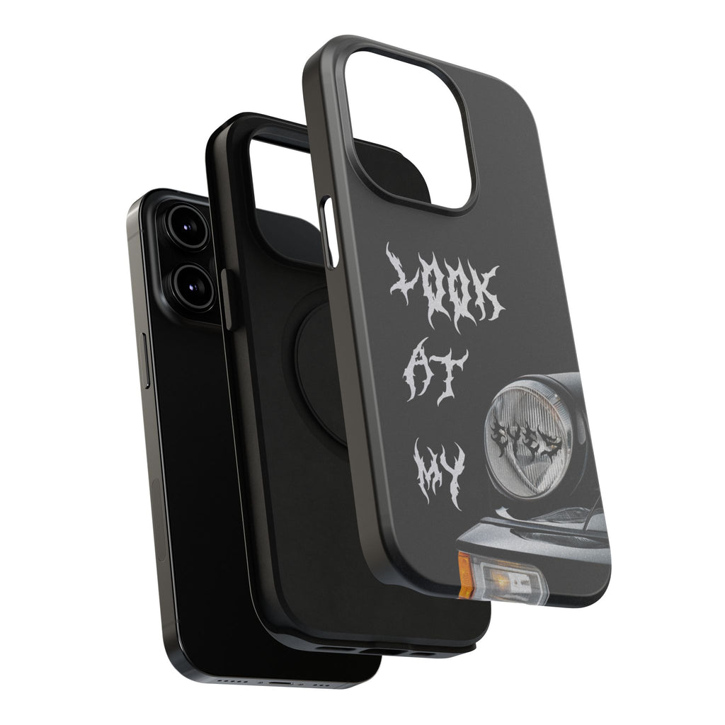 LOOK AT MY EYES Phone Case - 'Lock-in 🔒' Gym Motivation, Rap Vibes, Winter Arc Incoming