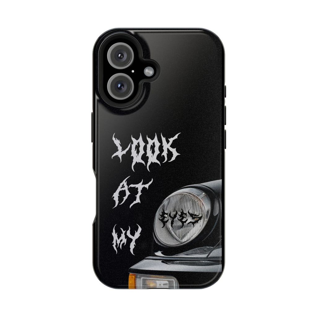 LOOK AT MY EYES Phone Case - 'Lock-in 🔒' Gym Motivation, Rap Vibes, Winter Arc Incoming