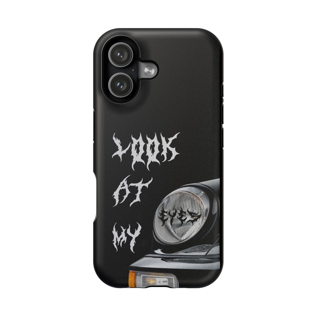 LOOK AT MY EYES Phone Case - 'Lock-in 🔒' Gym Motivation, Rap Vibes, Winter Arc Incoming