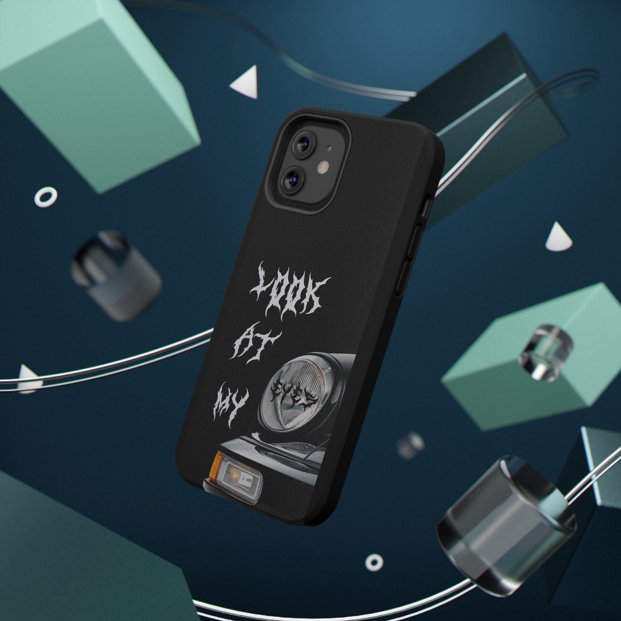 LOOK AT MY EYES Phone Case - 'Lock-in 🔒' Gym Motivation, Rap Vibes, Winter Arc Incoming