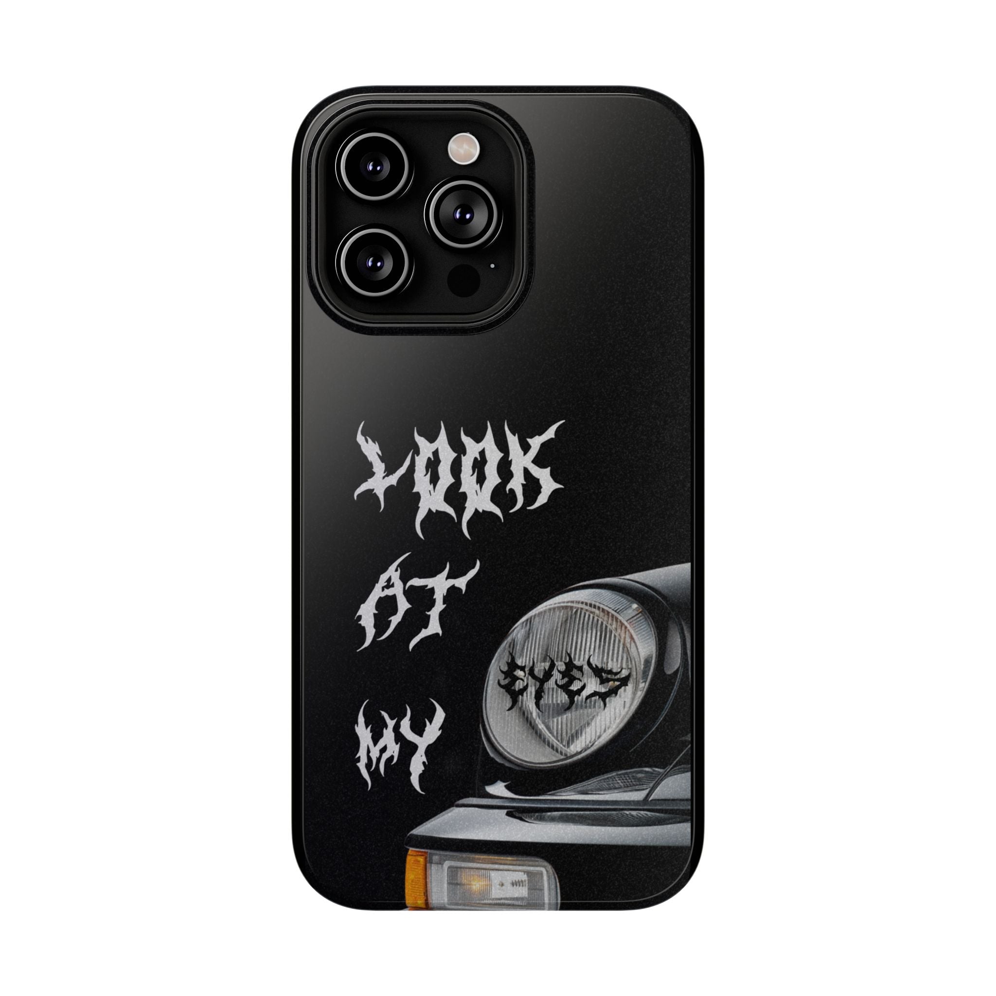 LOOK AT MY EYES Phone Case - 'Lock-in 🔒' Gym Motivation, Rap Vibes, Winter Arc Incoming